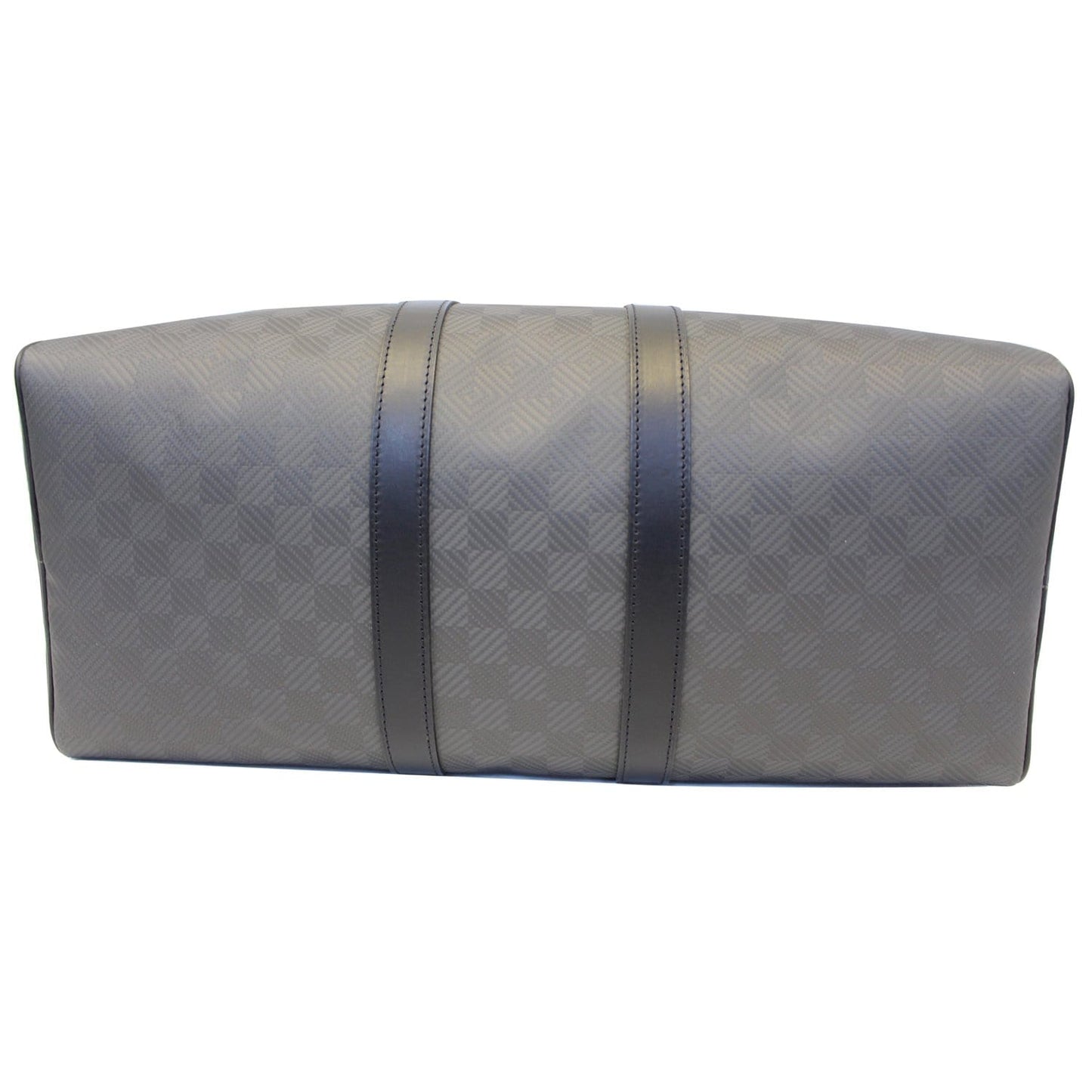LOUIS VUITTON Keepall 45 Carbon Fiber Carbone Travel Bag Black