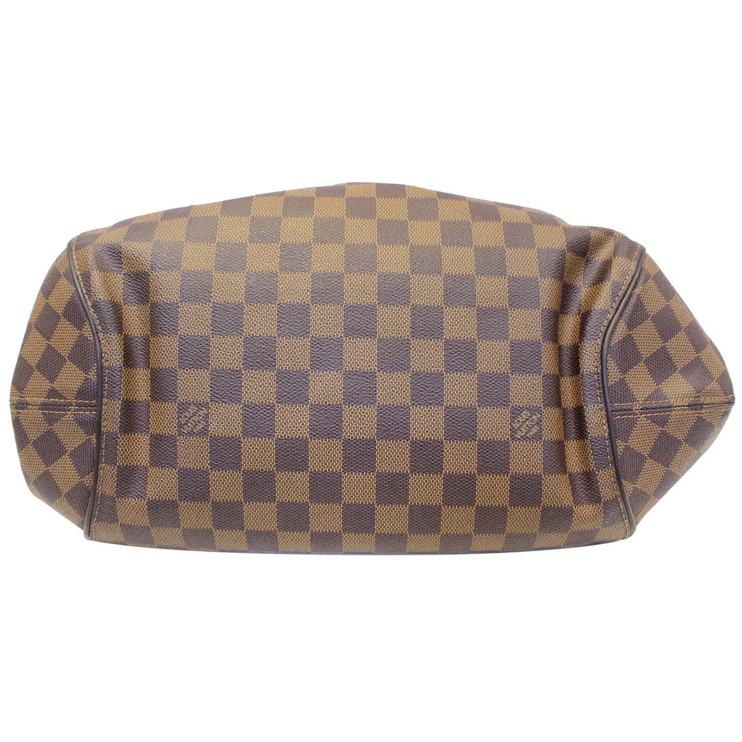 LOUIS VUITTON Sistina MM Damier Ebene Shoulder Bag Brown