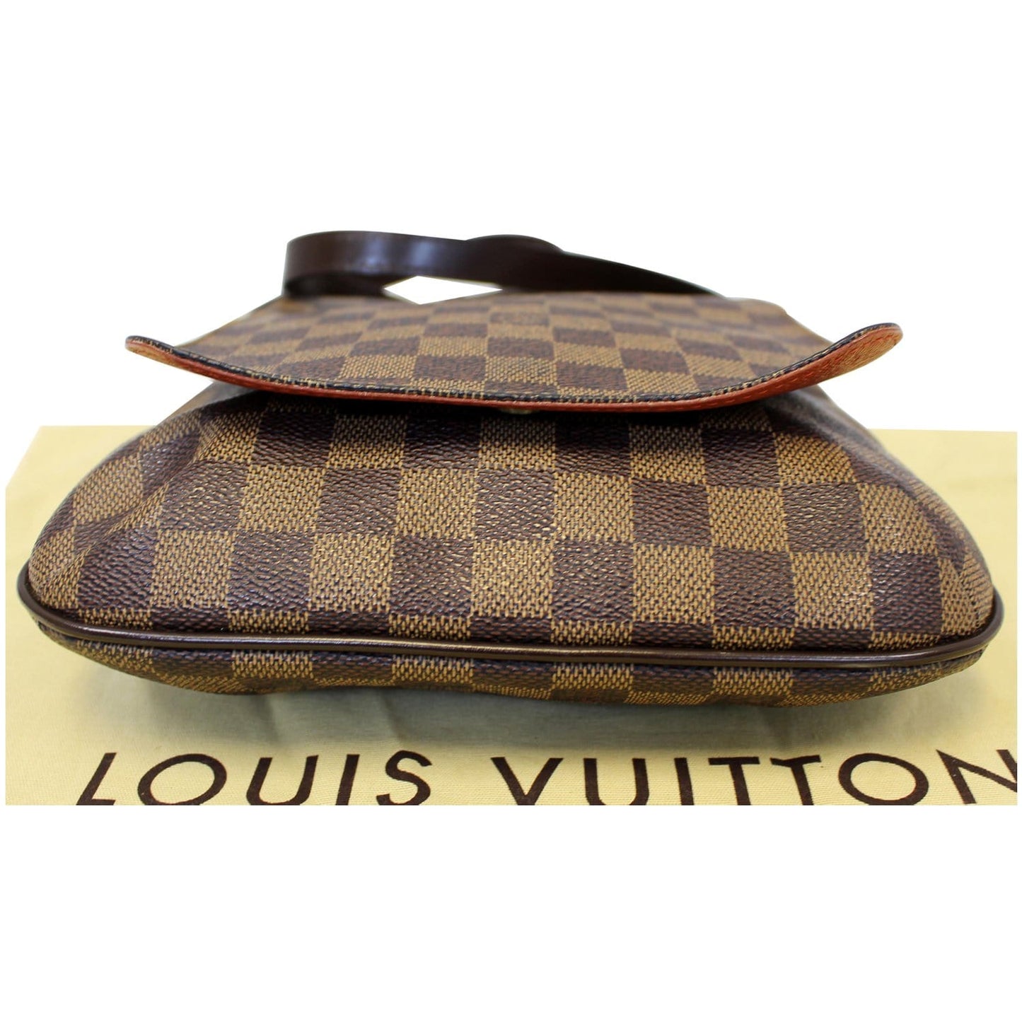 LOUIS VUITTON Musette Salsa Damier Ebene Crossbody Bag Brown