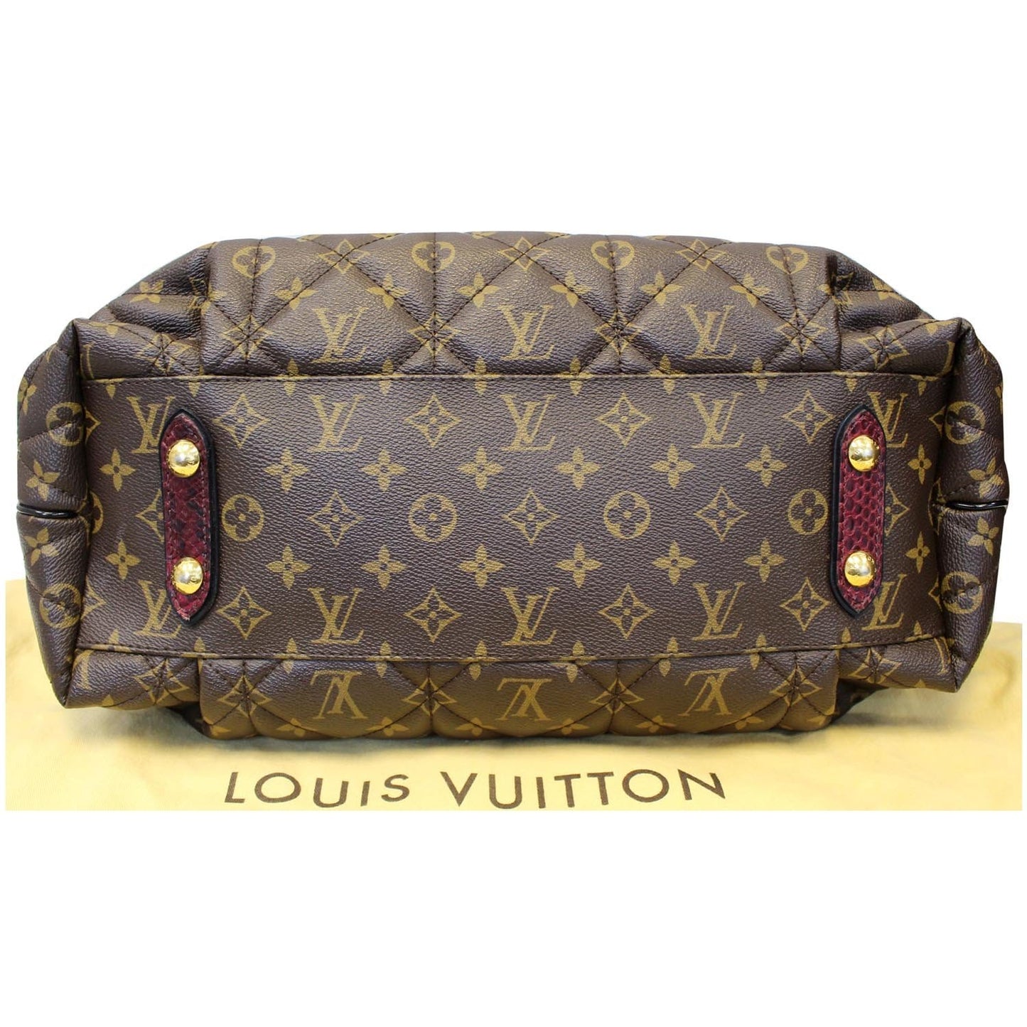 LOUIS VUITTON Etoile GM Exotique Monogram Tote Shoulder Bag Brown