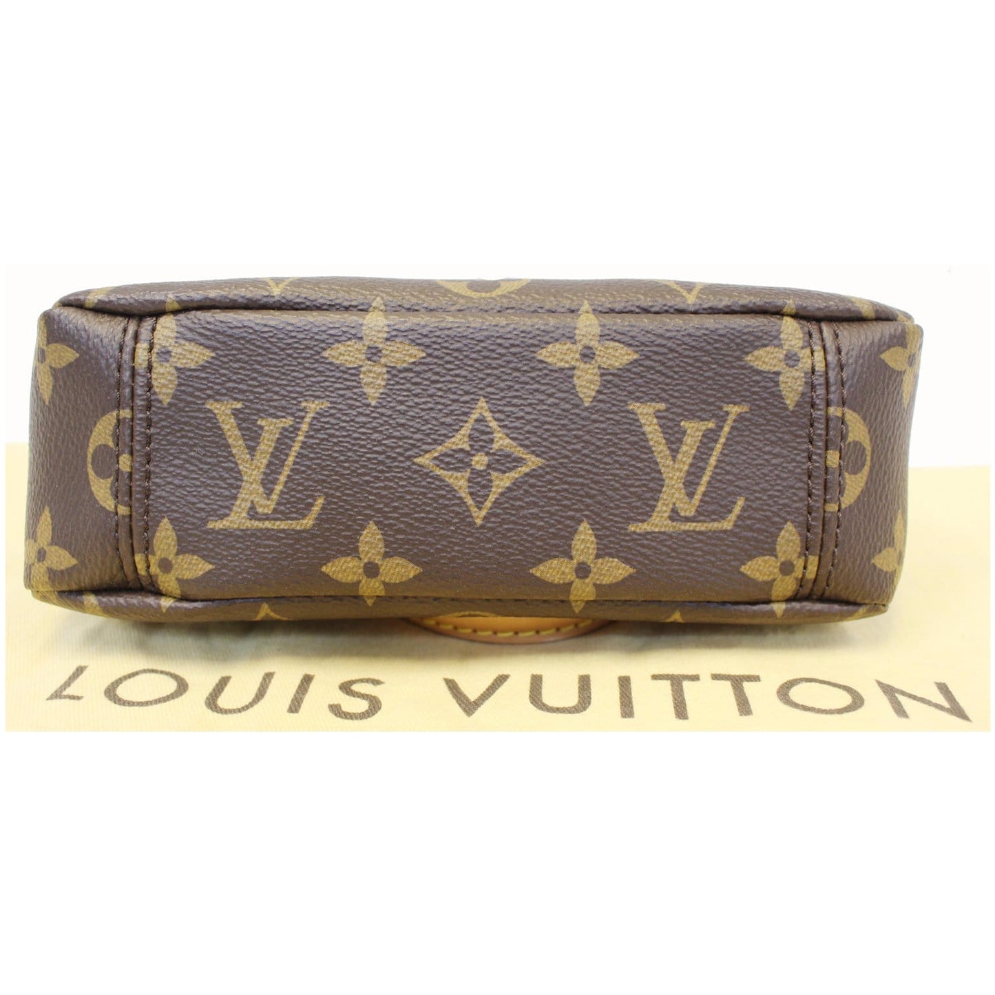 LOUIS VUITTON Nano Pallas Monogram Canvas Shoulder Crossbody Bag Brown - 20% OFF