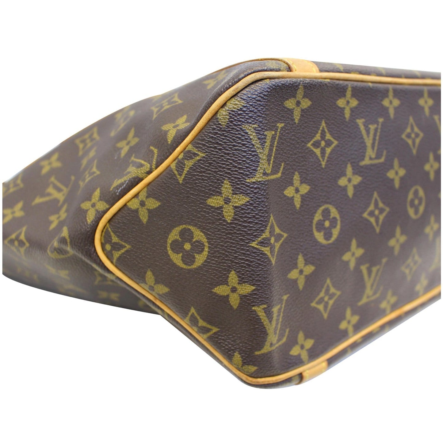 LOUIS VUITTON Sac Shopping Monogram Canvas Tote Bag Brown