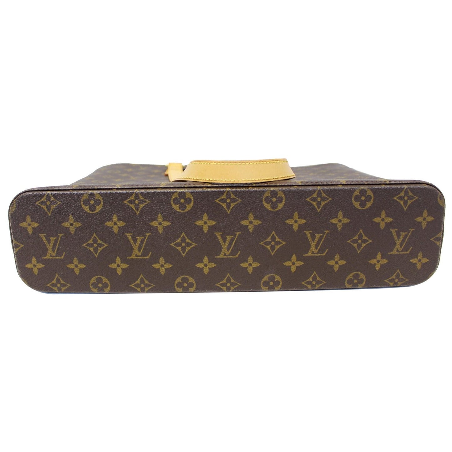 LOUIS VUITTON Luco Monogram Canvas Tote Bag Brown
