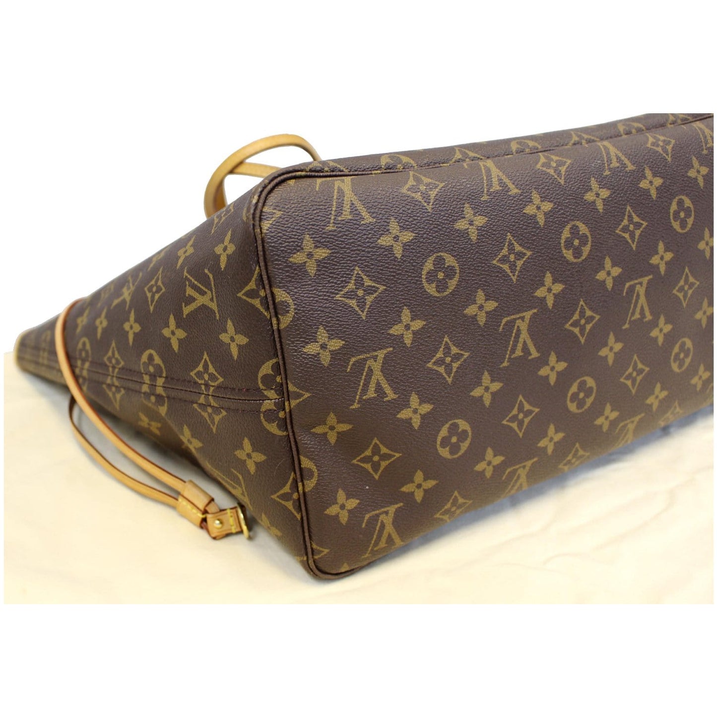 LOUIS VUITTON Neverfull GM Monogram Canvas Tote Shoulder Bag Brown