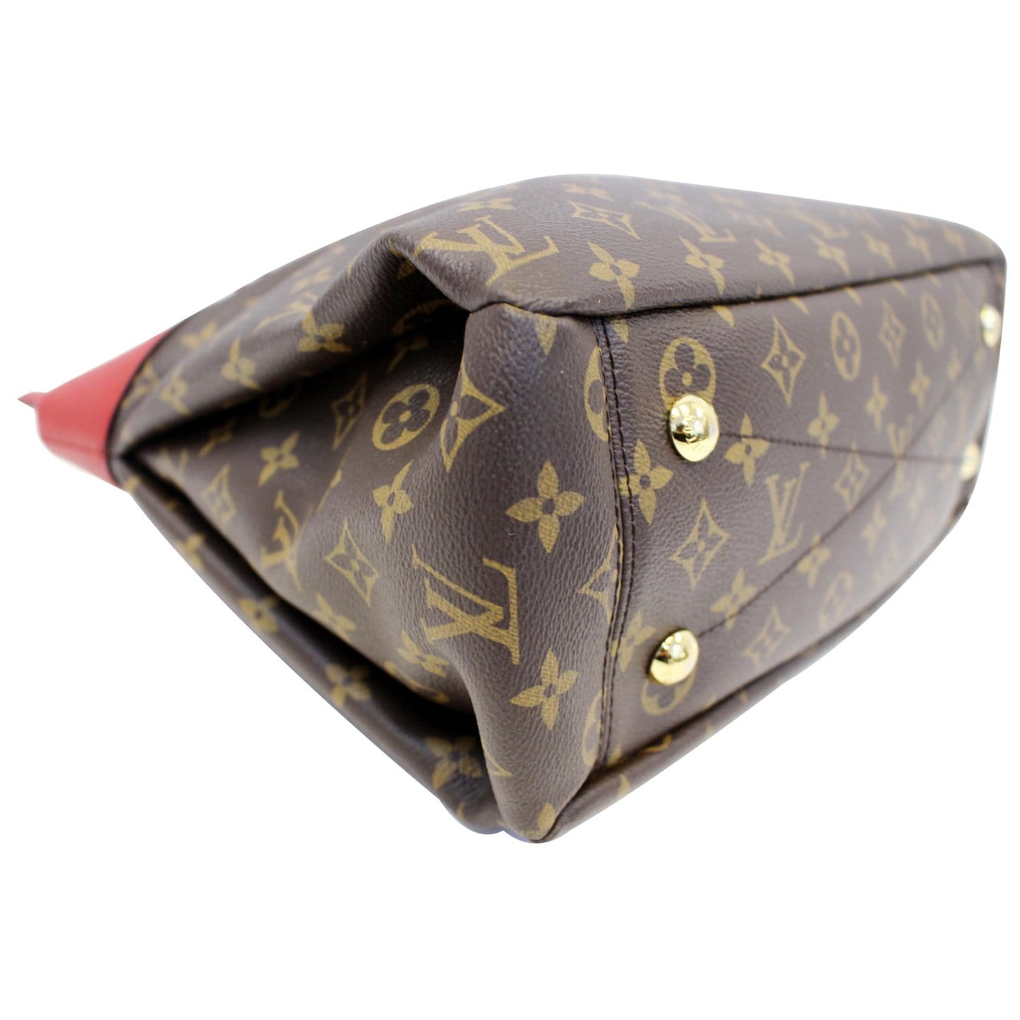 LOUIS VUITTON Pallas Chain Shopper Bag Monogram Canvas Cherry