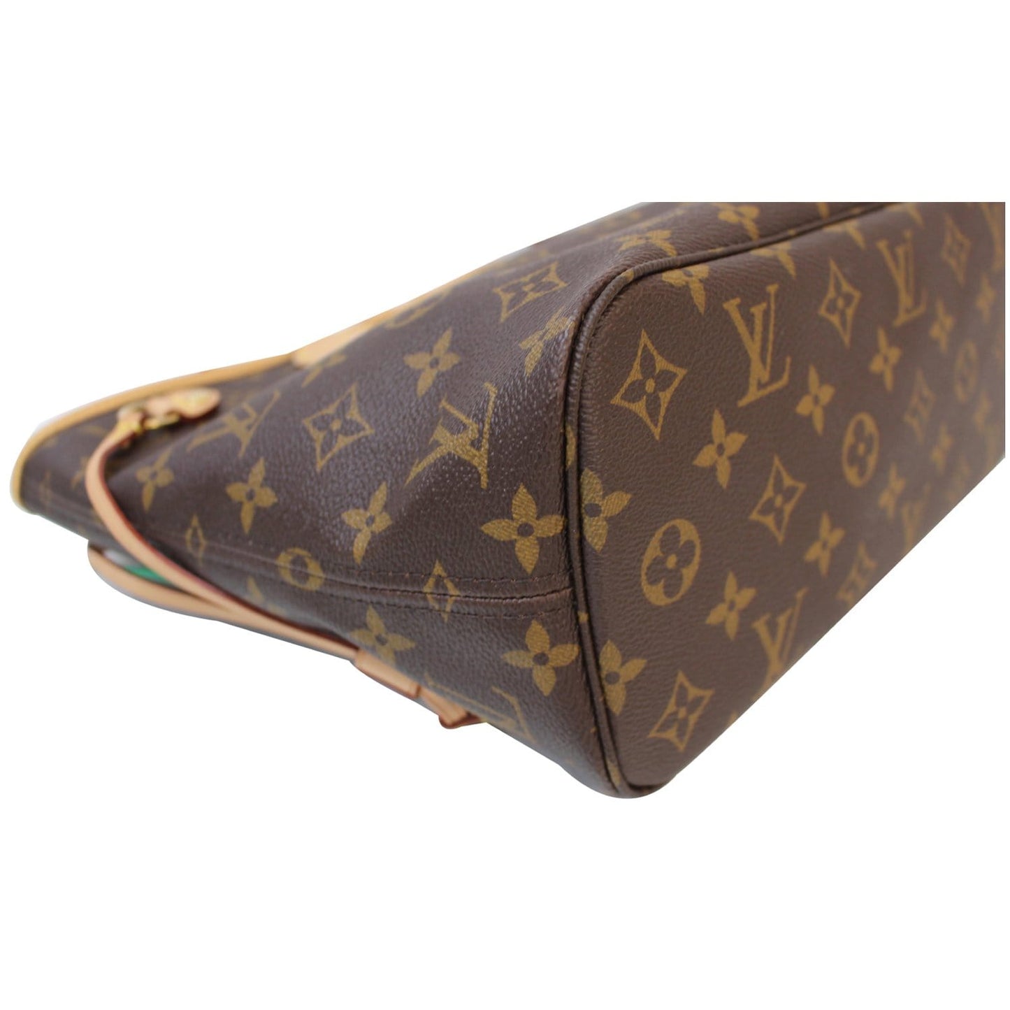 LOUIS VUITTON Neverfull PM Monogram Canvas Shoulder Bag Brown