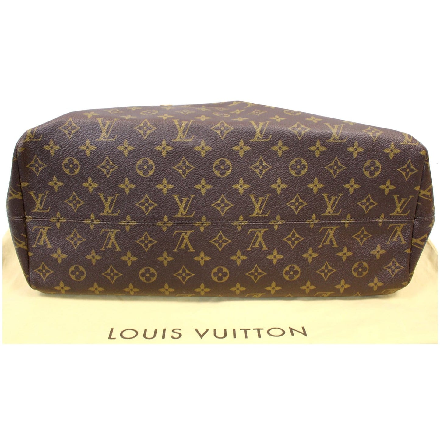LOUIS VUITTON Raspail GM Monogram Canvas Shoulder Bag Brown