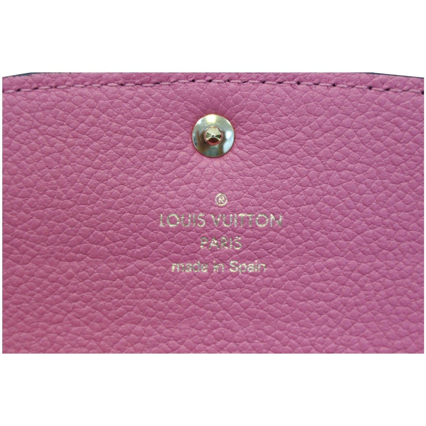 LOUIS VUITTON Emilie Monogram Empreinte Wallet Aurore
