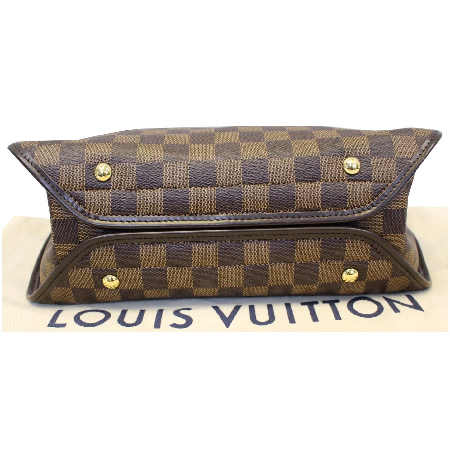 LOUIS VUITTON Duomo Damier Ebene Crossbody Bag Brown