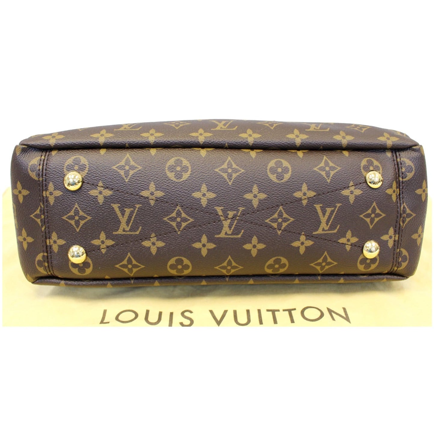 LOUIS VUITTON Pallas Chain Shopper Bag Monogram Canvas Cherry