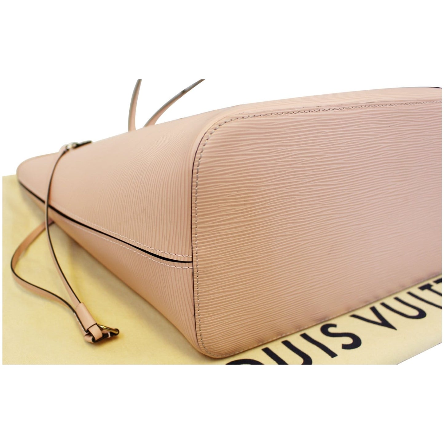 LOUIS VUITTON Neverfull MM Epi Leather Tote Shoulder Bag Pink