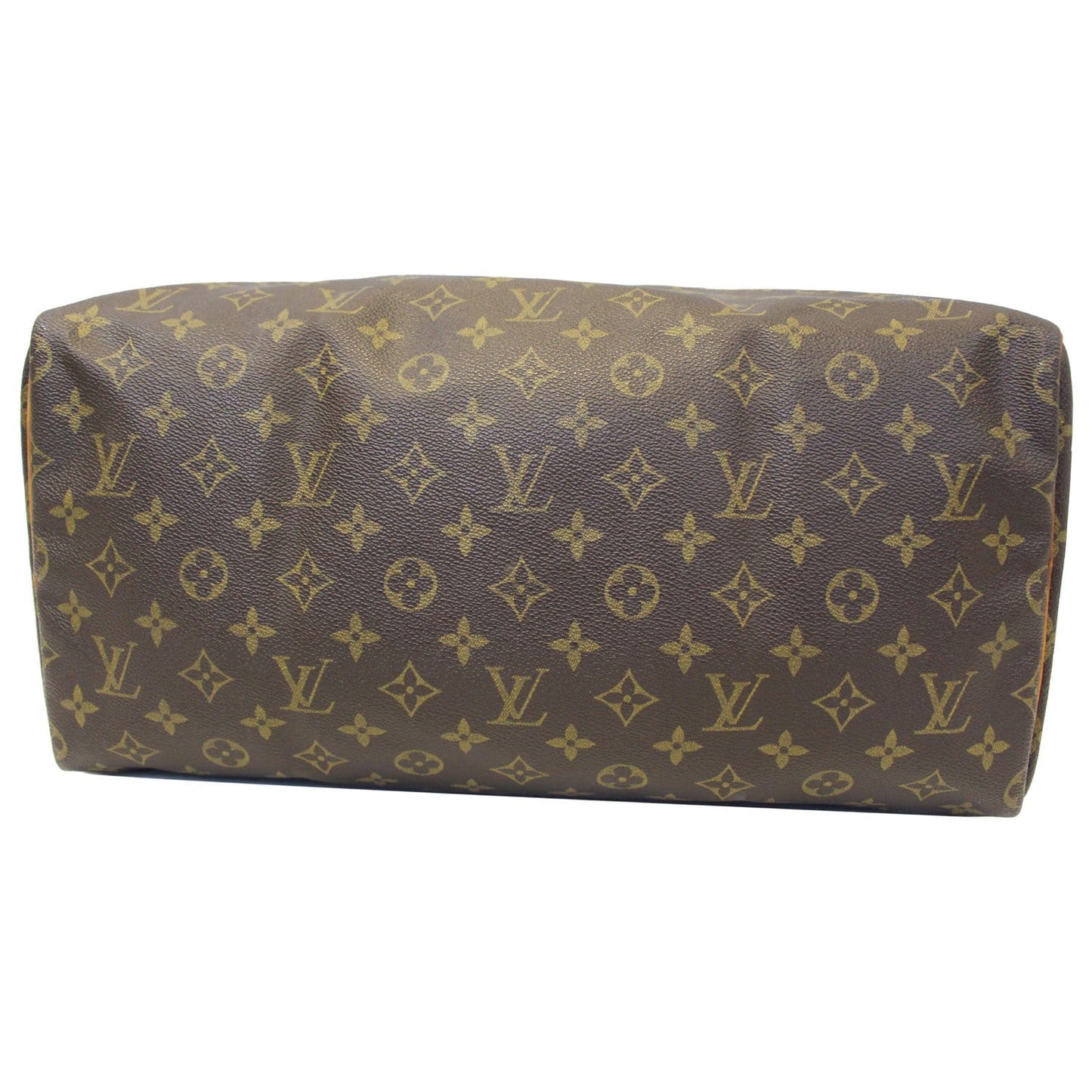 LOUIS VUITTON Speedy 40 Monogram Canvas Satchel Handbag Brown
