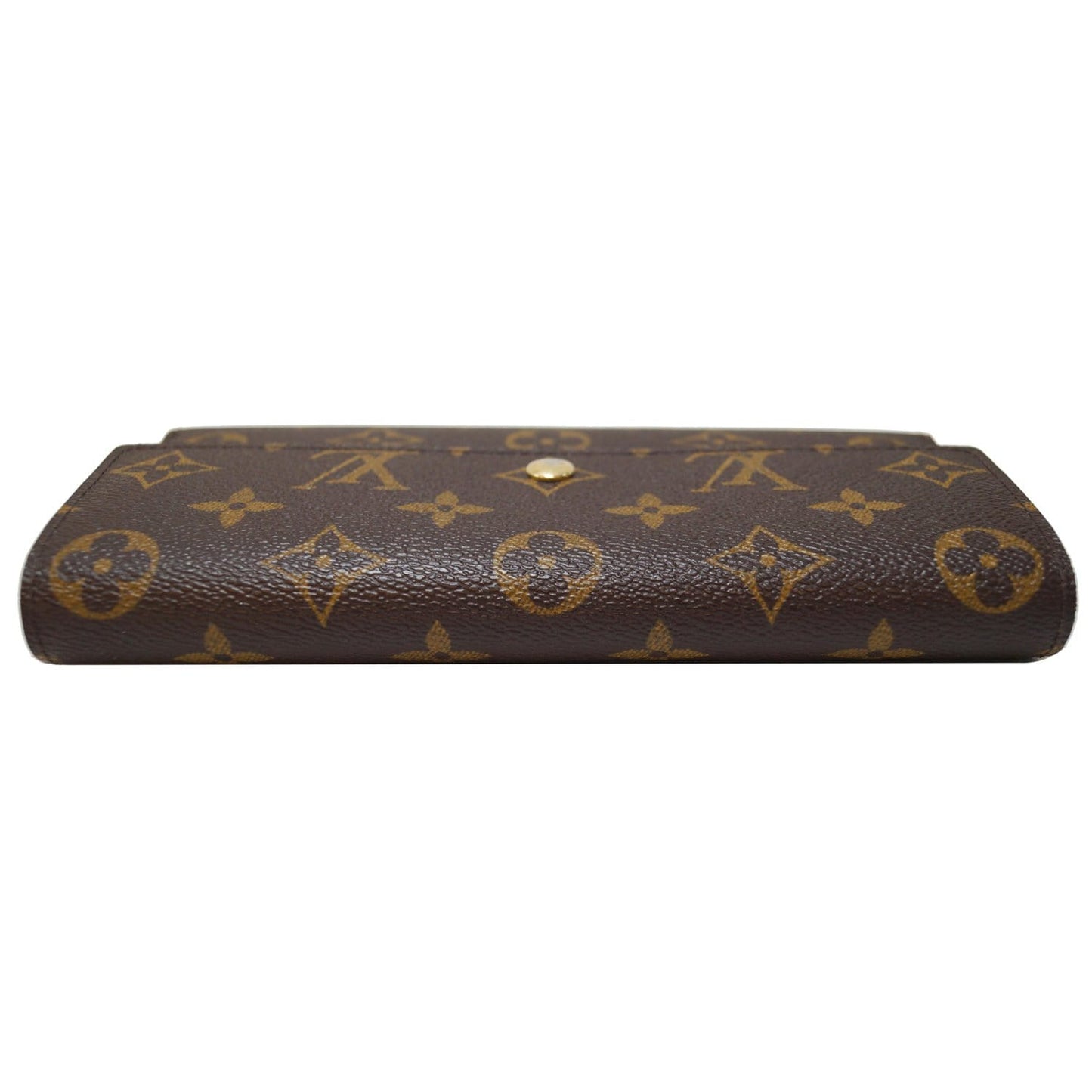 LOUIS VUITTON Porte Tresor International Monogram Canvas Wallet Brown