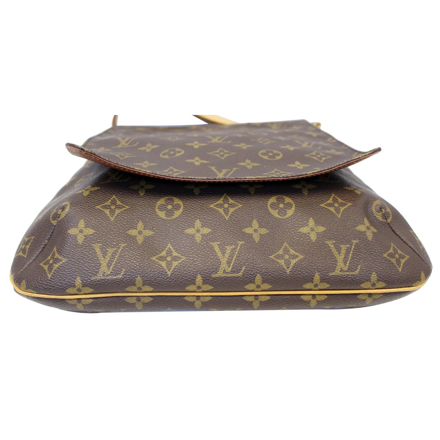 LOUIS VUITTON Musette Salsa GM Monogram Canvas Crossbody Bag Brown