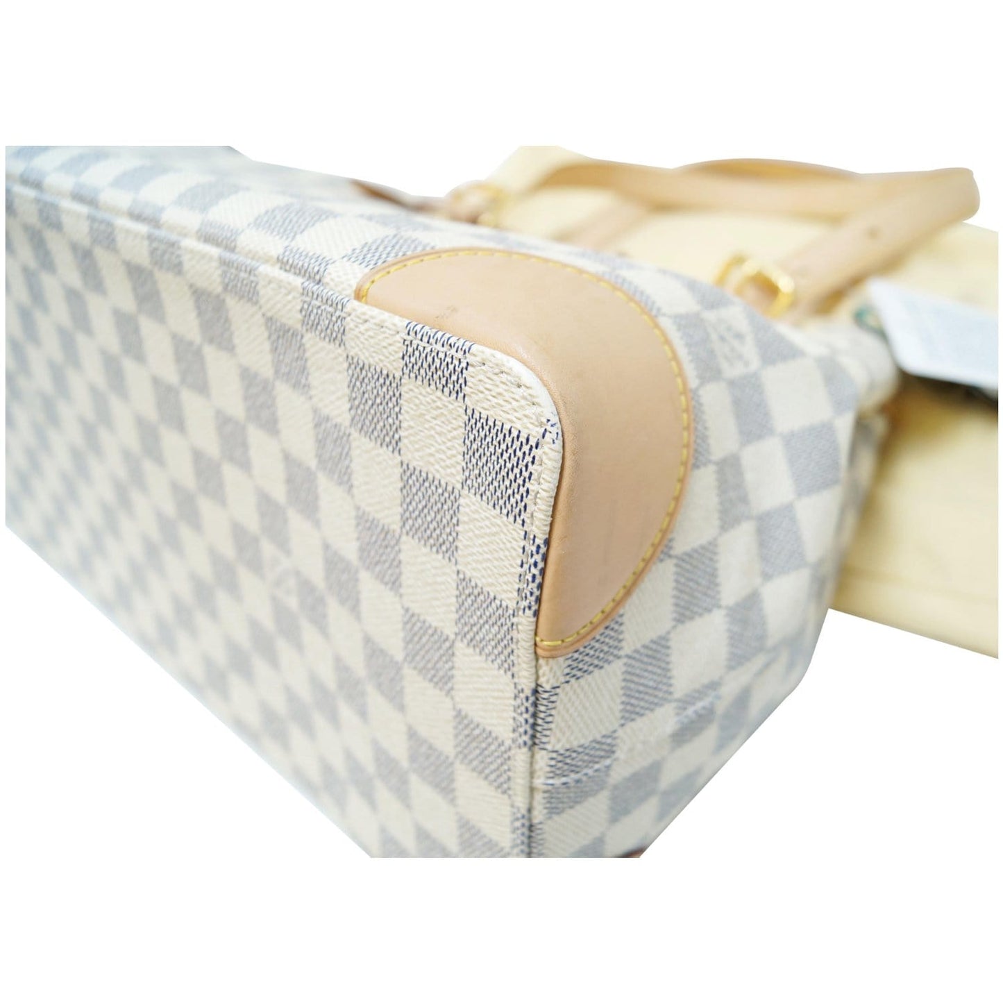 Louis Vuitton Hampstead MM Damier Azur Shoulder Bag