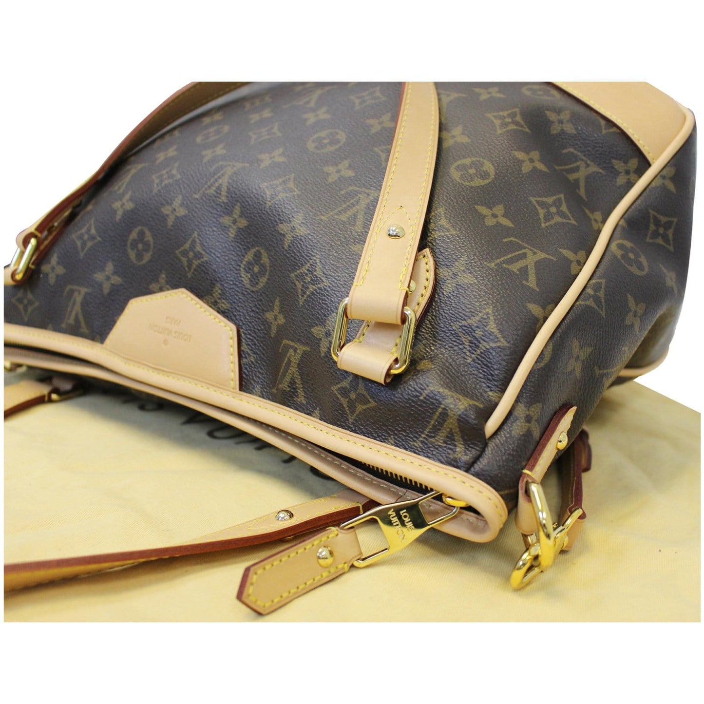 LOUIS VUITTON Estrela MM Monogram Canvas Shoulder Bag Brown