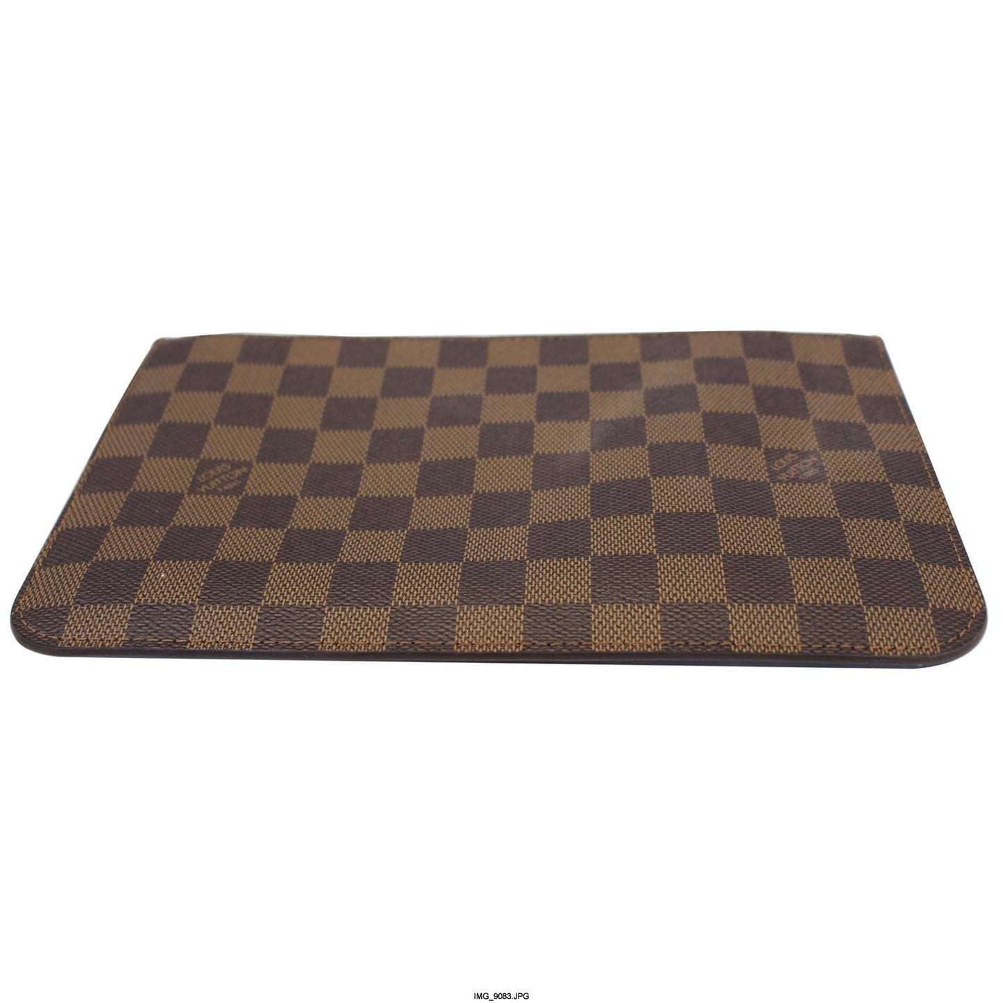 LOUIS VUITTON Pochette Wristlet Pouch Damier Ebene Neverfull MM