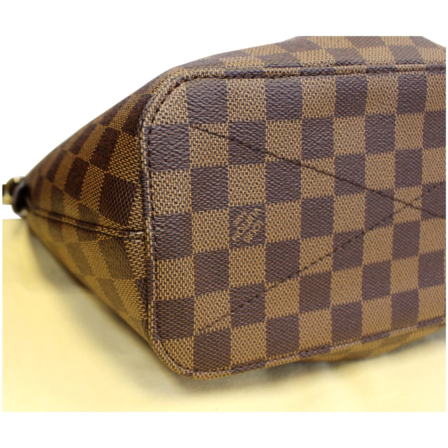 LOUIS VUITTON Siena PM Damier Ebene Shoulder Bag Brown