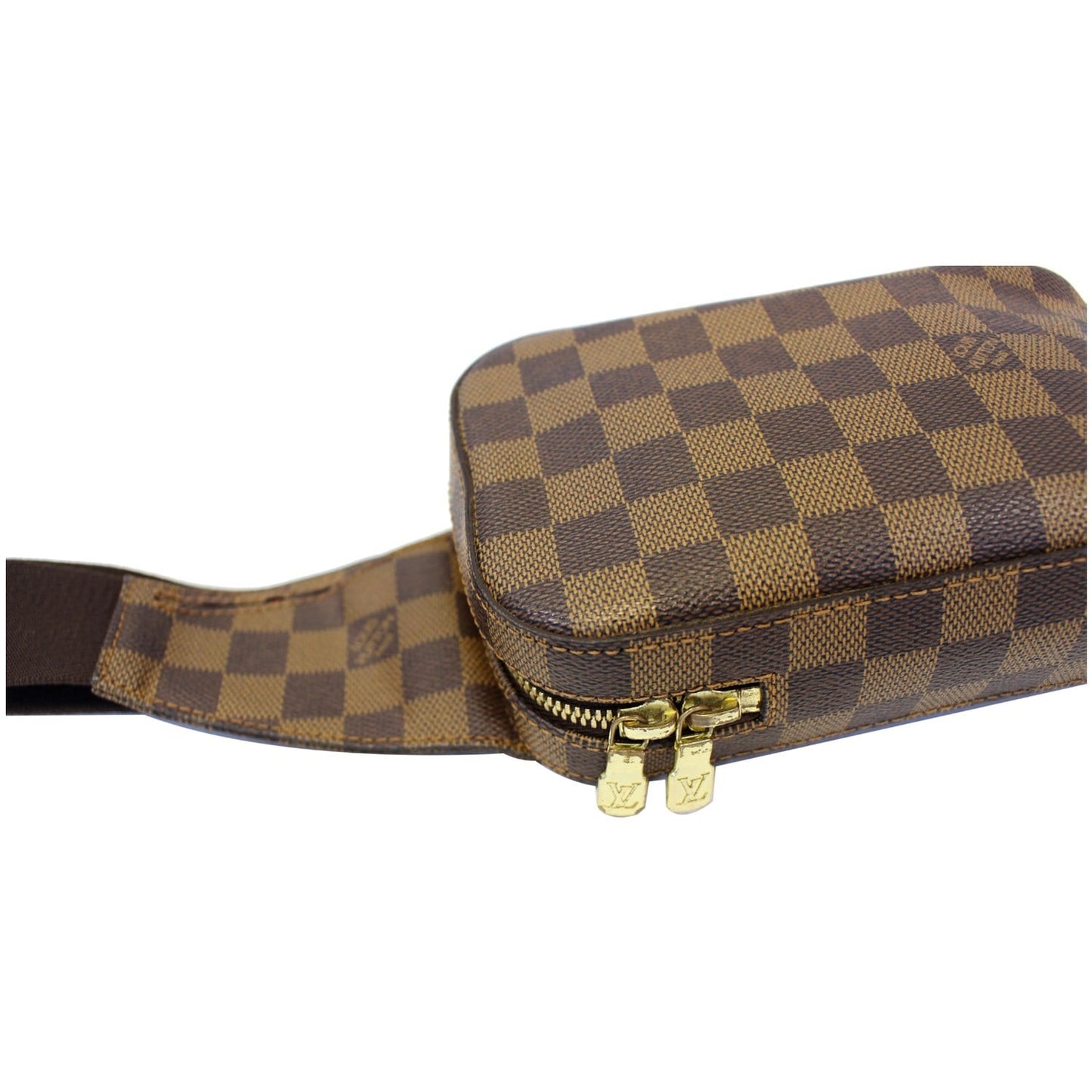 LOUIS VUITTON Geronimos Damier Ebene Hip Bag Brown - Last Call