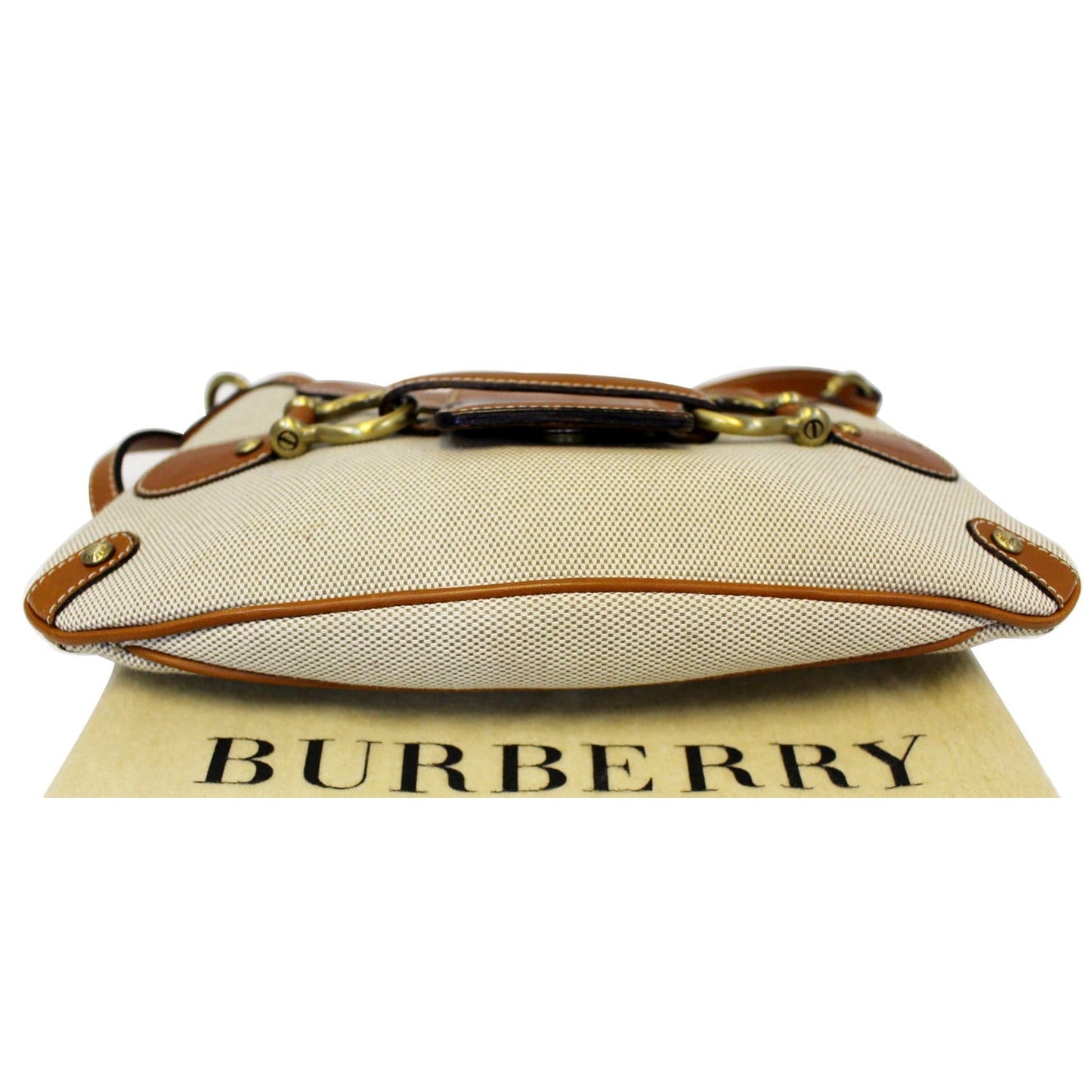 BURBERRY Old Flap Shoulder Bag Brown