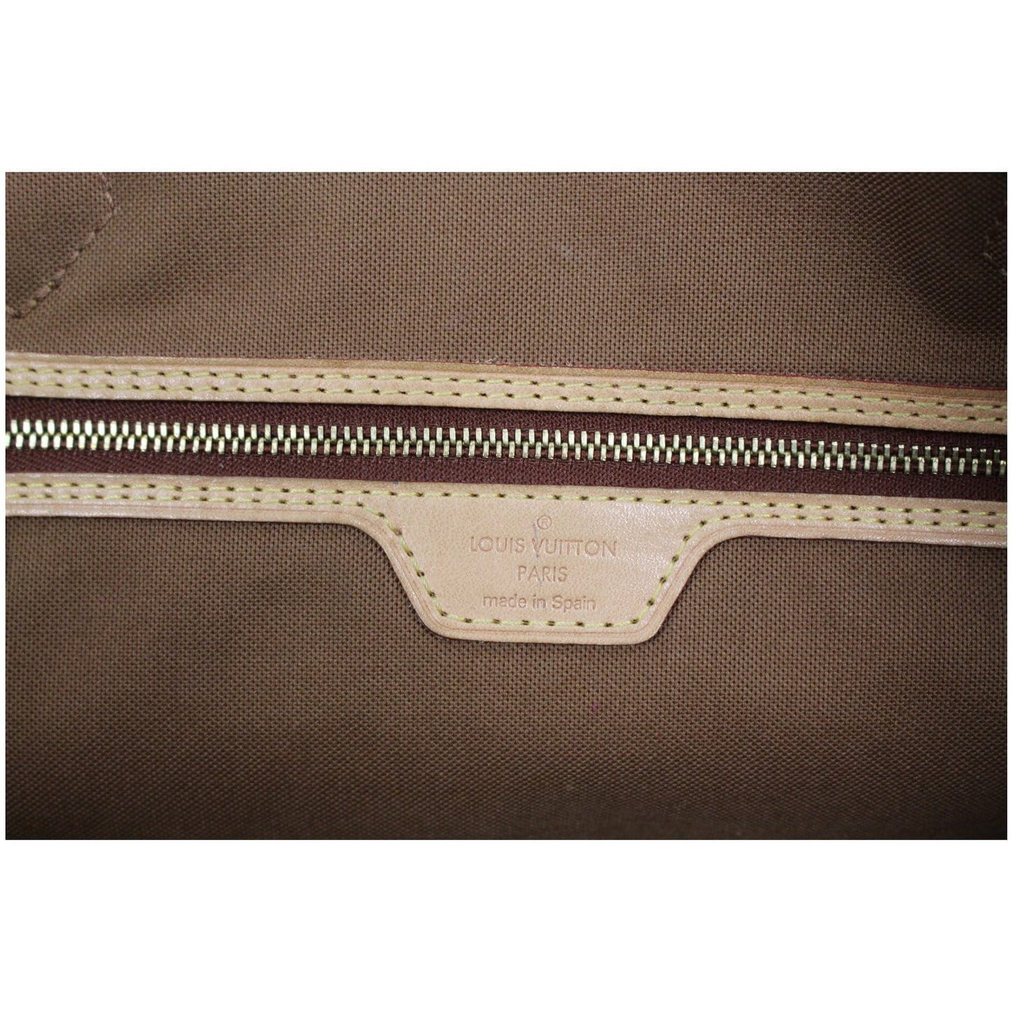 LOUIS VUITTON All-In MM Monogram Canvas Shoulder Bag Brown