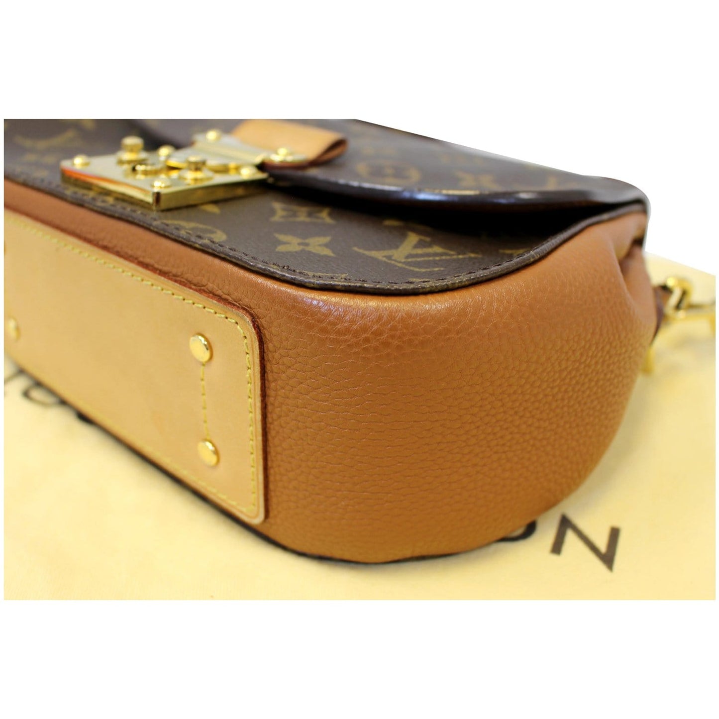 LOUIS VUITTON Eden PM Monogram Canvas Shoulder Bag Brown