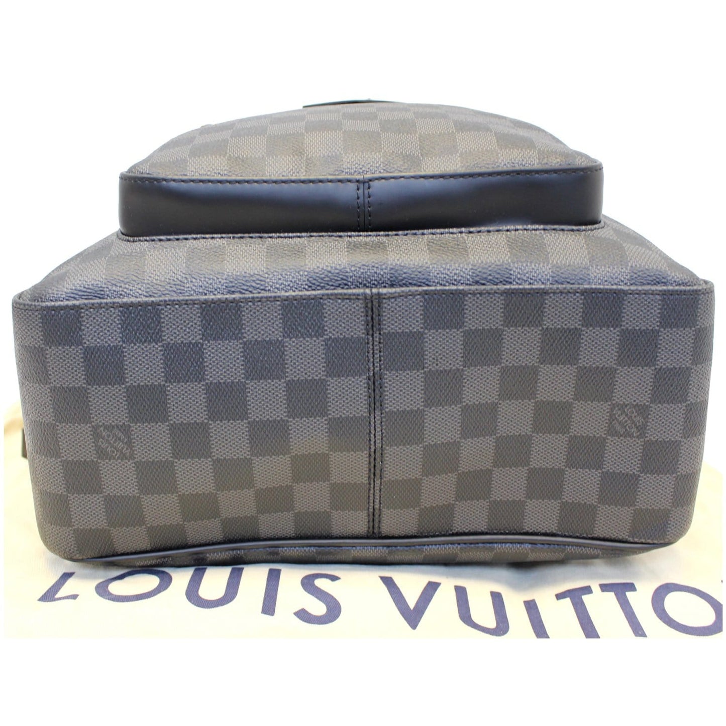 LOUIS VUITTON Josh Damier Graphite Backpack Bag Black