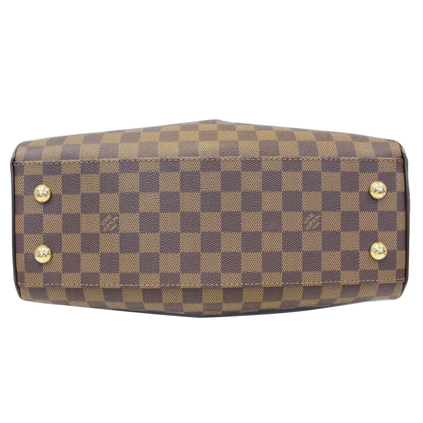 LOUIS VUITTON Trevi PM Damier Ebene Shoulder Bag Brown