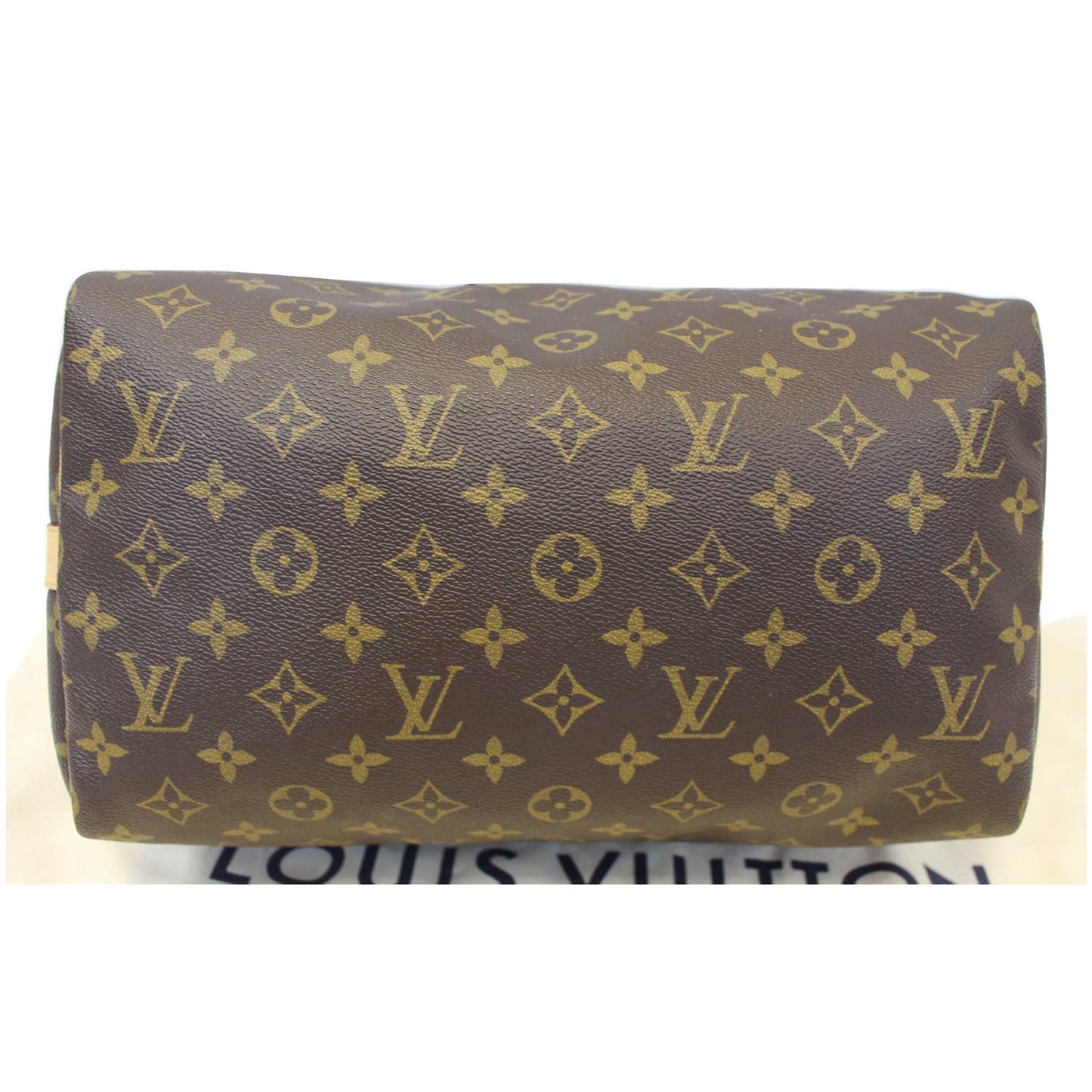 LOUIS VUITTON Speedy 30 Bandouliere Monogram Canvas Shoulder Bag Brown
