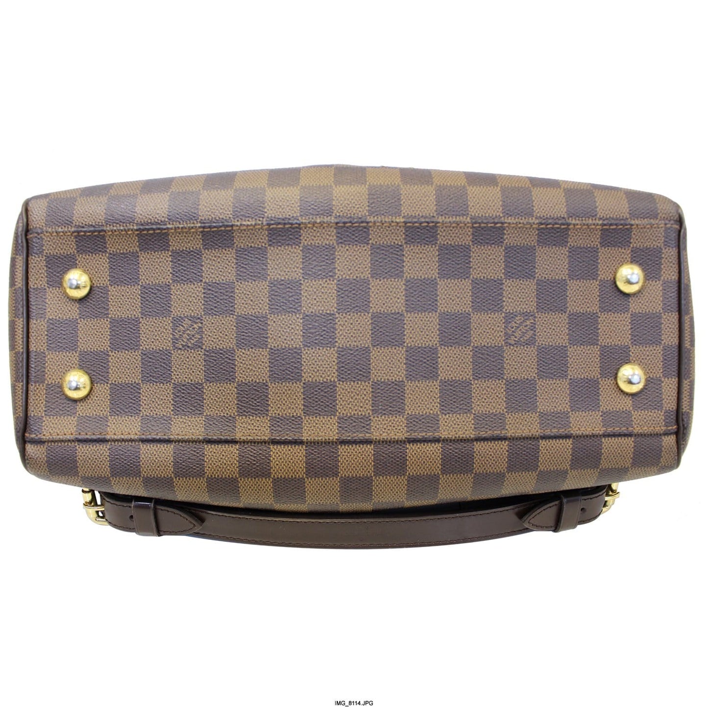 LOUIS VUITTON Trevi PM Damier Ebene Brown Shoulder Bag