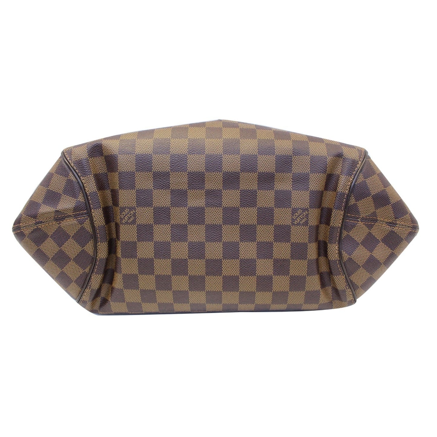 LOUIS VUITTON Sistina GM Damier Ebene Shoulder Handbag Brown