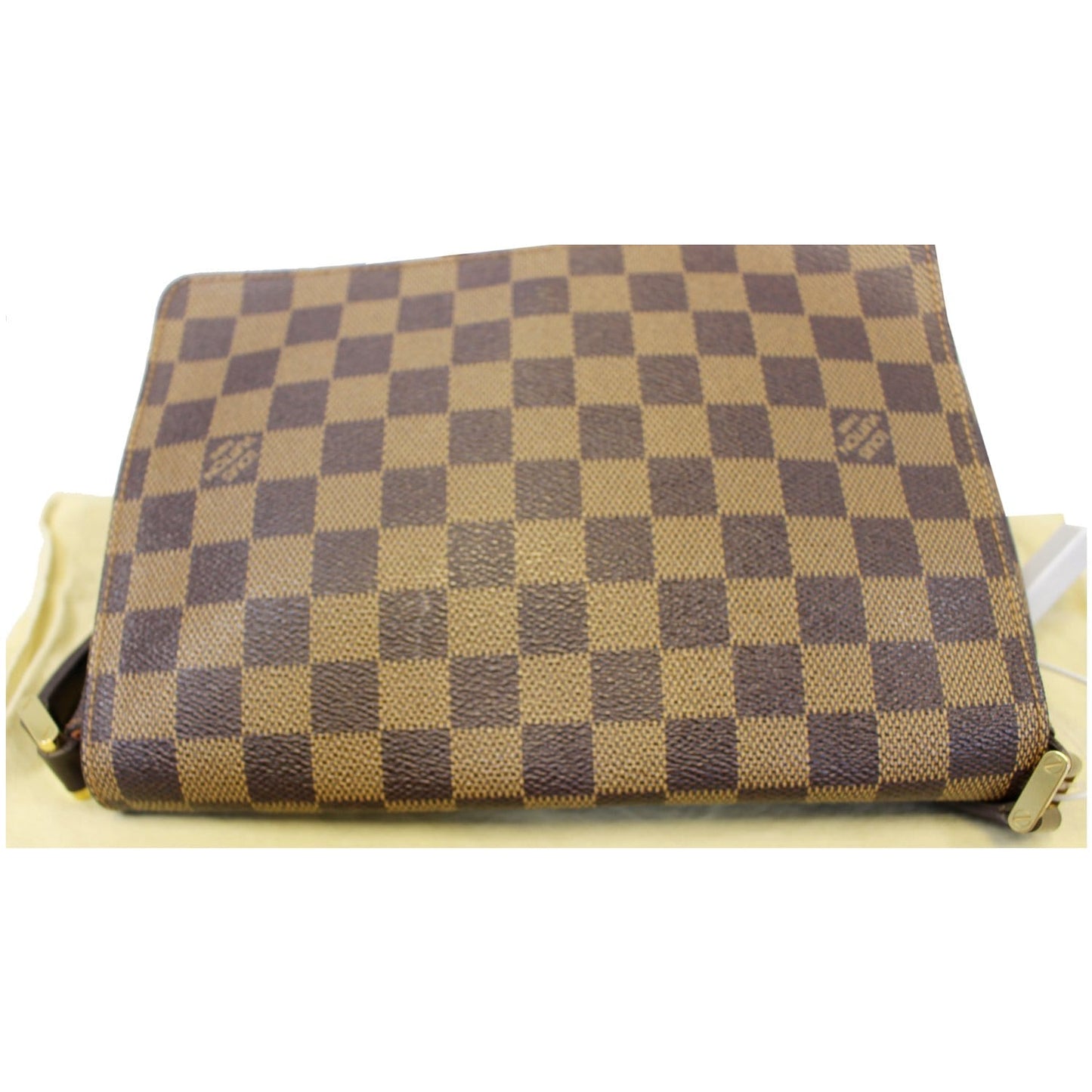 LOUIS VUITTON Musette Tango Damier Ebene Short Strap Shoulder Bag