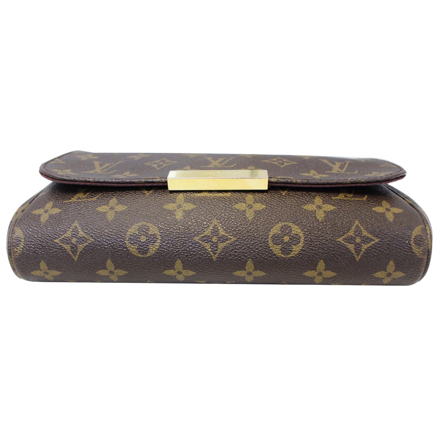 LOUIS VUITTON Favorite PM Monogram Canvas Crossbody Bag Brown