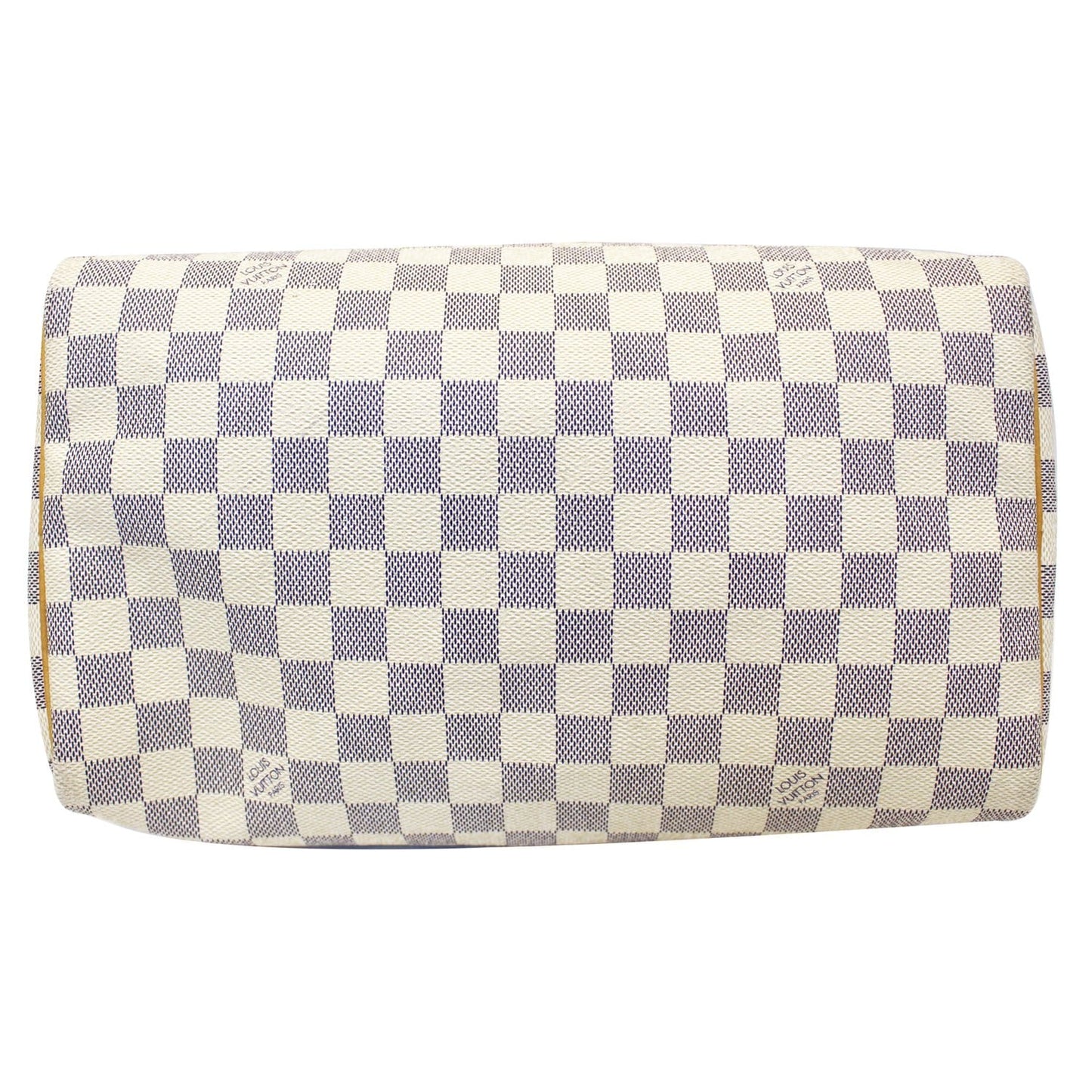 LOUIS VUITTON Speedy 30 Damier Azur Satchel Handbag