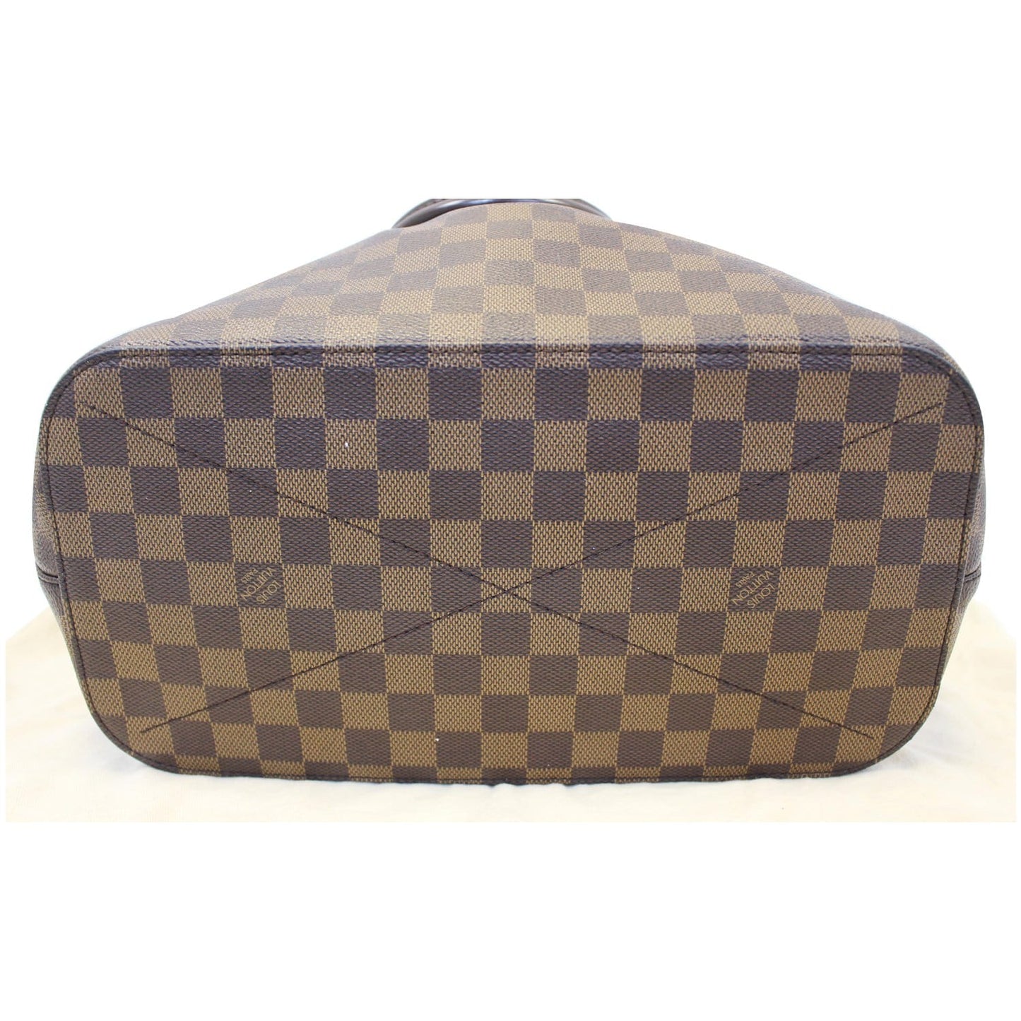LOUIS VUITTON Siena GM Damier Ebene Shoulder Bag Brown