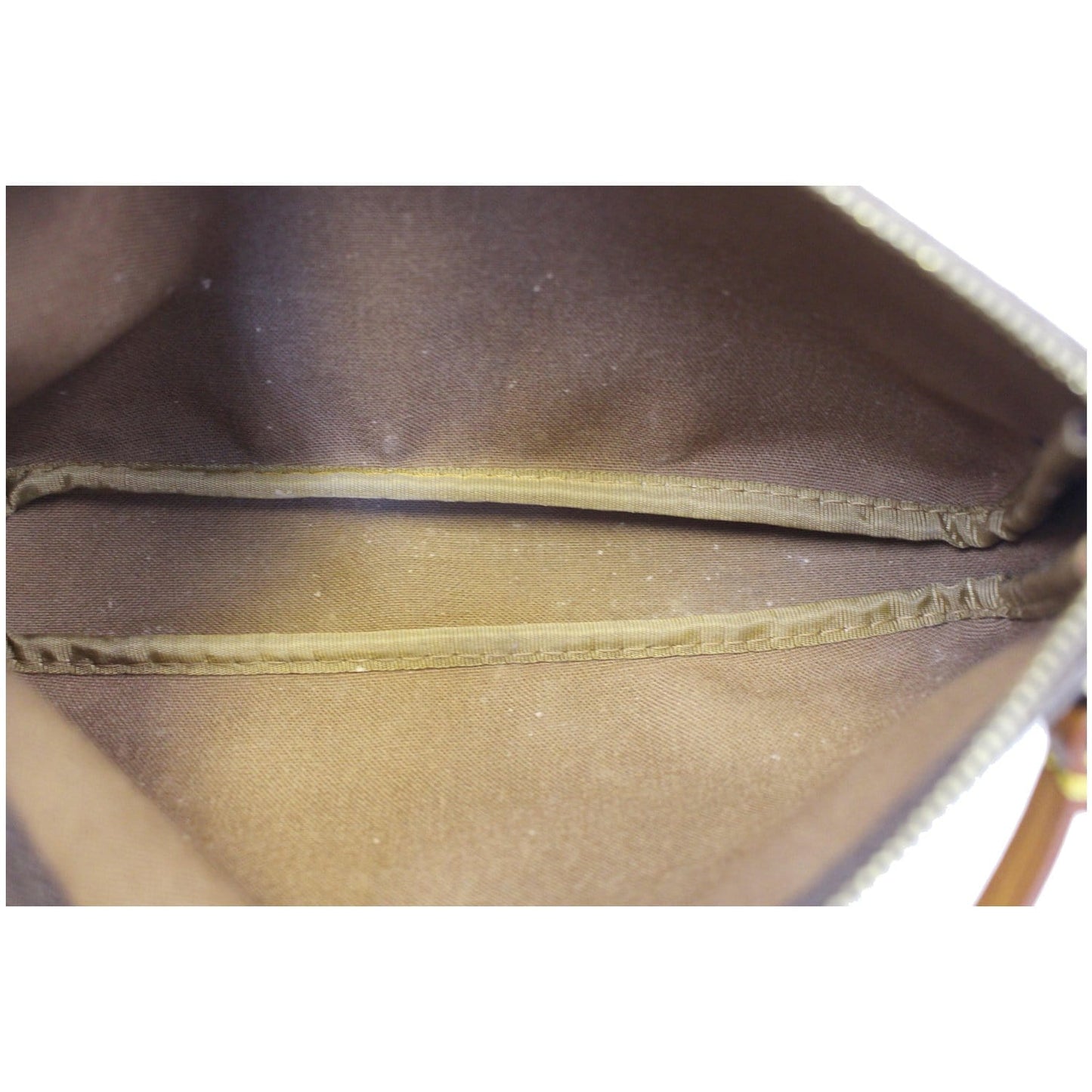 LOUIS VUITTON Pochette Accessoires Monogram Cerises Pouch Bag Brown