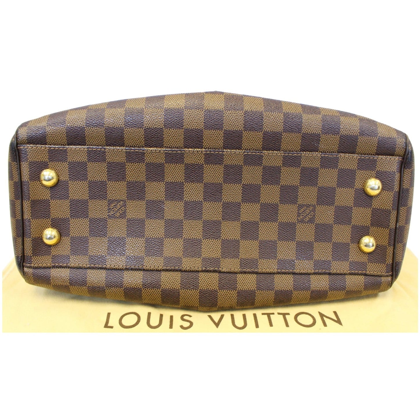 LOUIS VUITTON Trevi PM Damier Ebene Brown Shoulder Bag