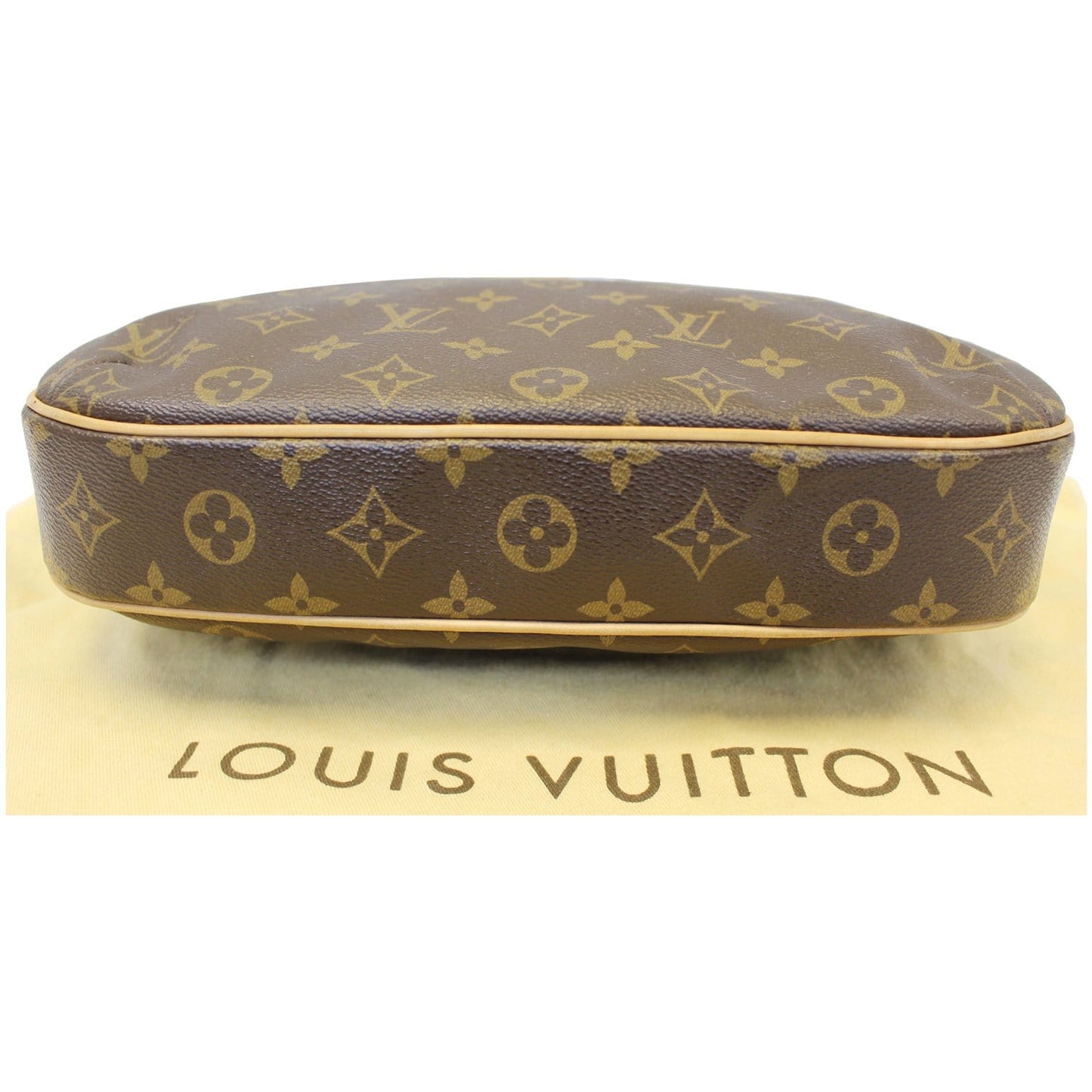 LOUIS VUITTON Odeon MM Monogram Canvas Shoulder Crossbody Bag Brown