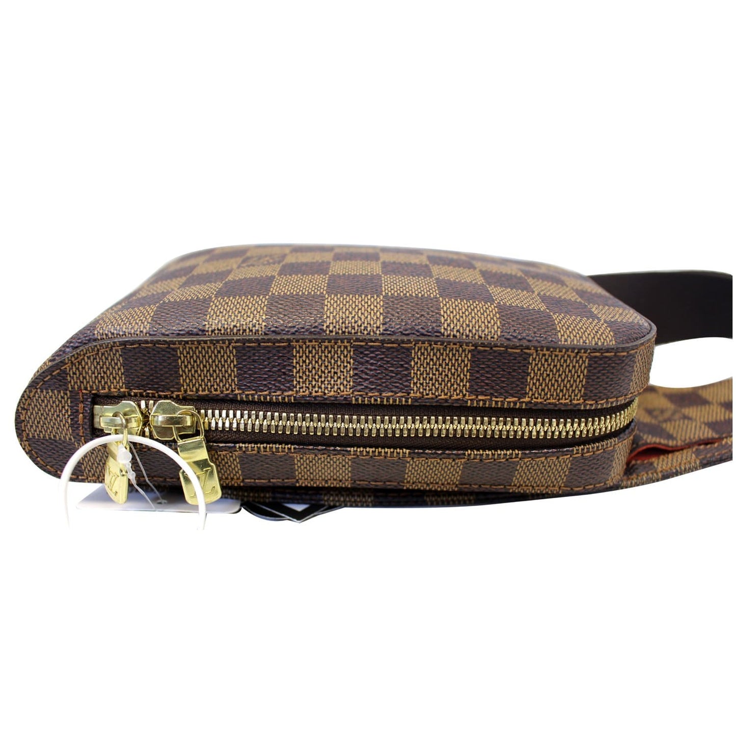 LOUIS VUITTON Damier Ebene Geronimos Brown Hip Bag