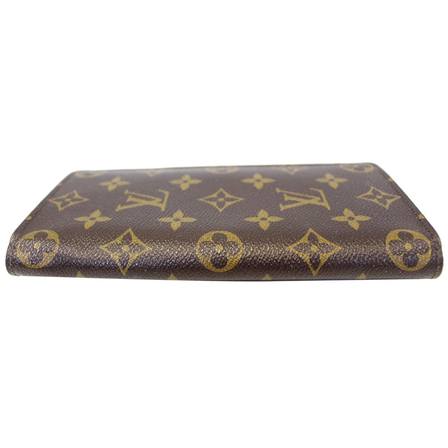 LOUIS VUITTON Brazza Monogram Canvas Wallet Brown