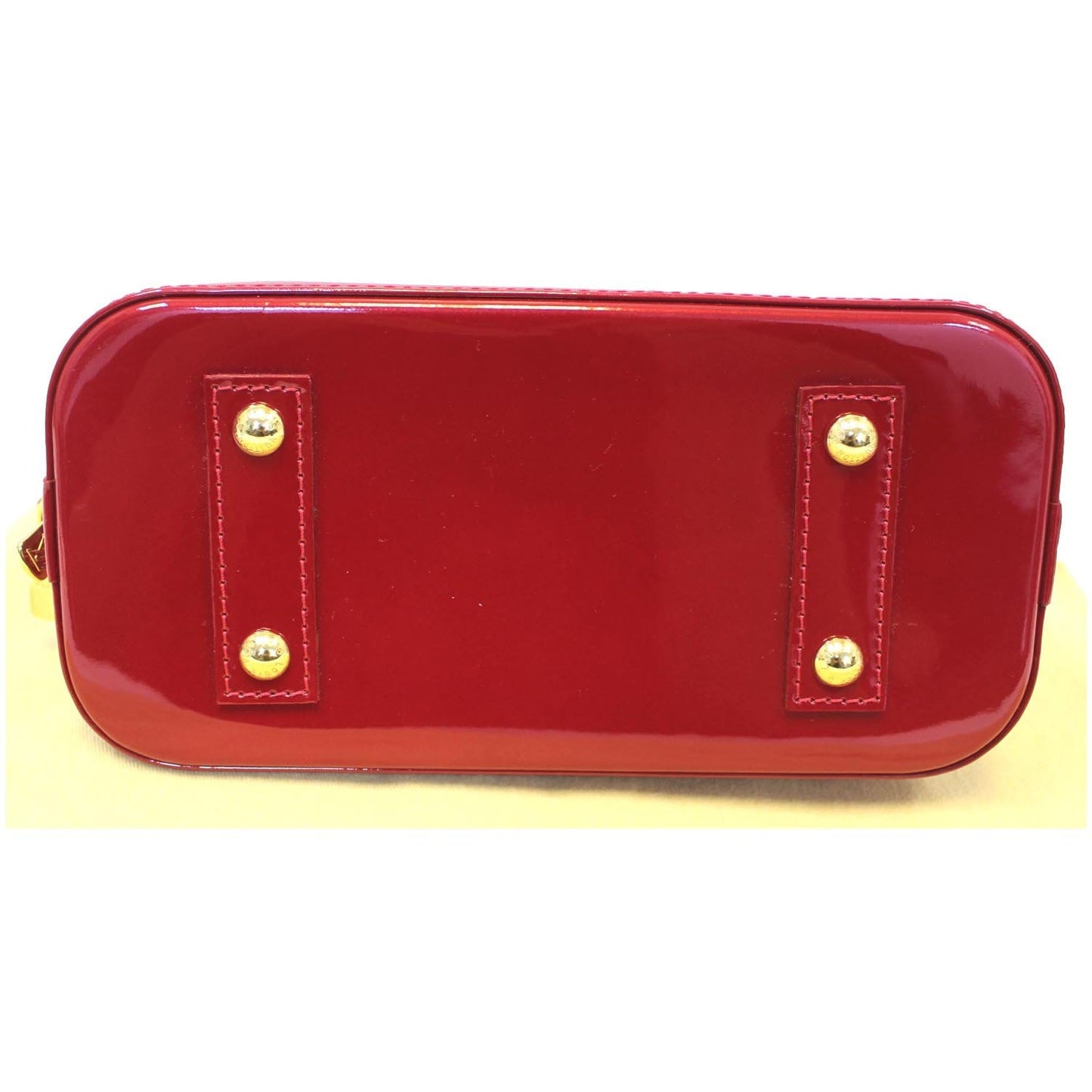 LOUIS VUITTON Alma BB Vernis Leather Satchel Crossbody Bag