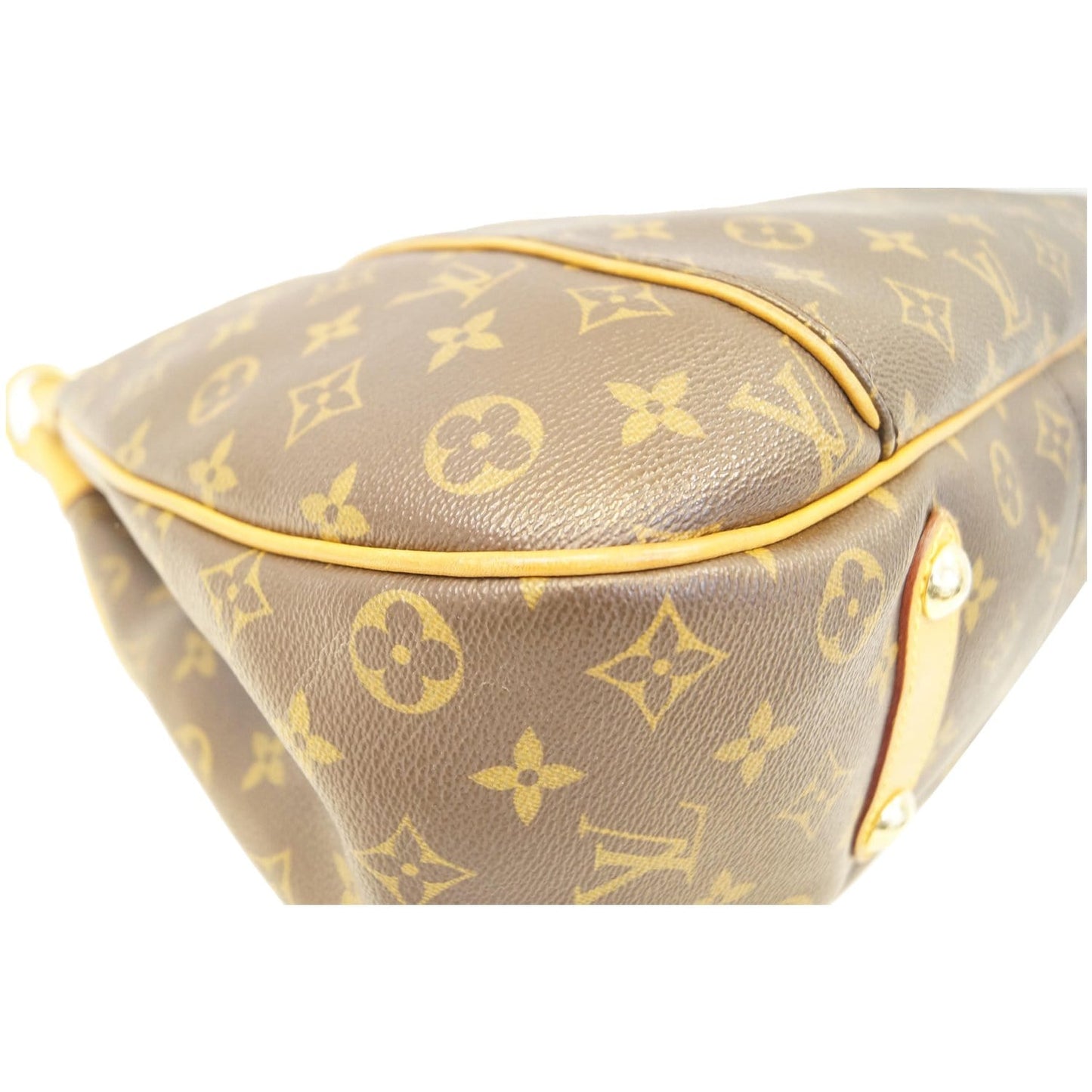 LOUIS VUITTON Galliera PM Monogram Canvas Shoulder Bag Brown