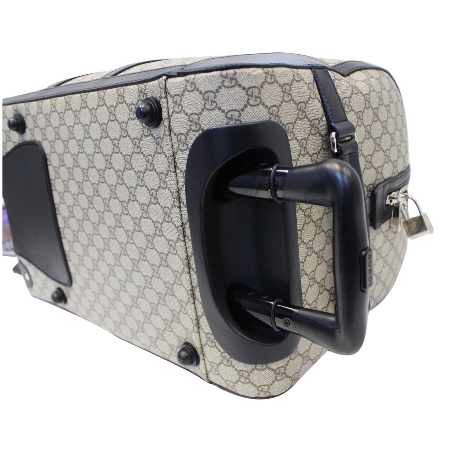 GUCCI GG Supreme Duffle Carry-on Bag 406382 Beige