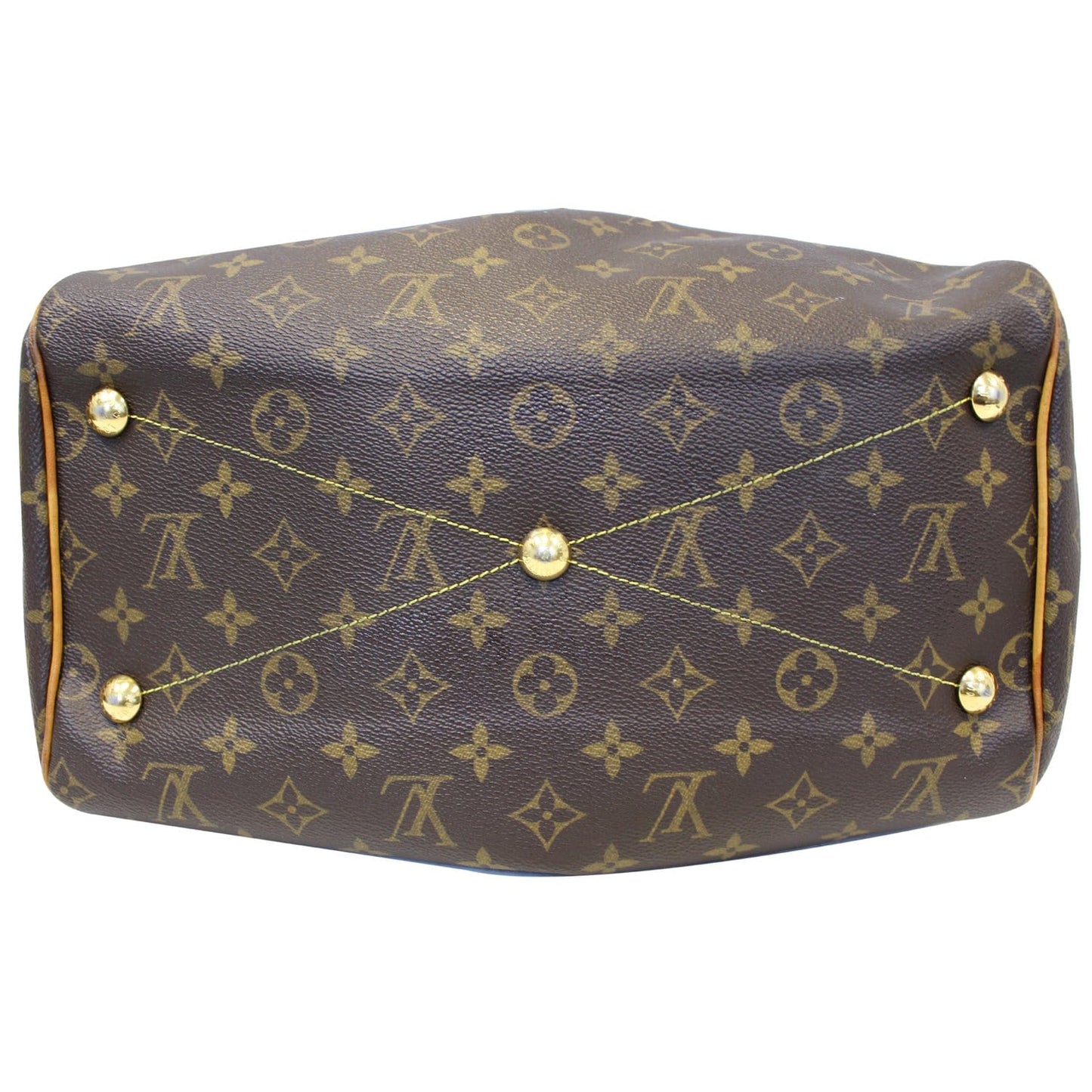 LOUIS VUITTON Tivoli GM Monogram Canvas Brown Shoulder Bag Brown
