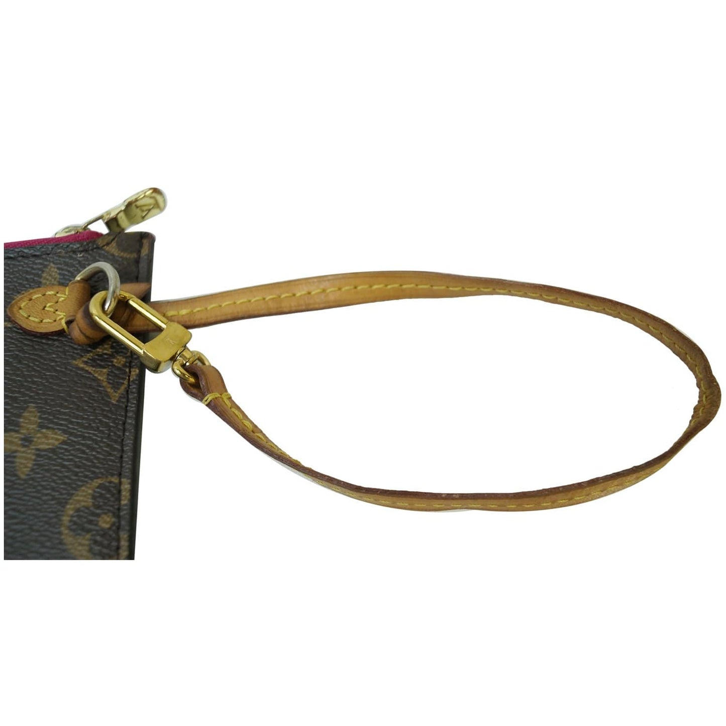 LOUIS VUITTON Pochette Wristlet Pouch Monogram Canvas Neverfull MM