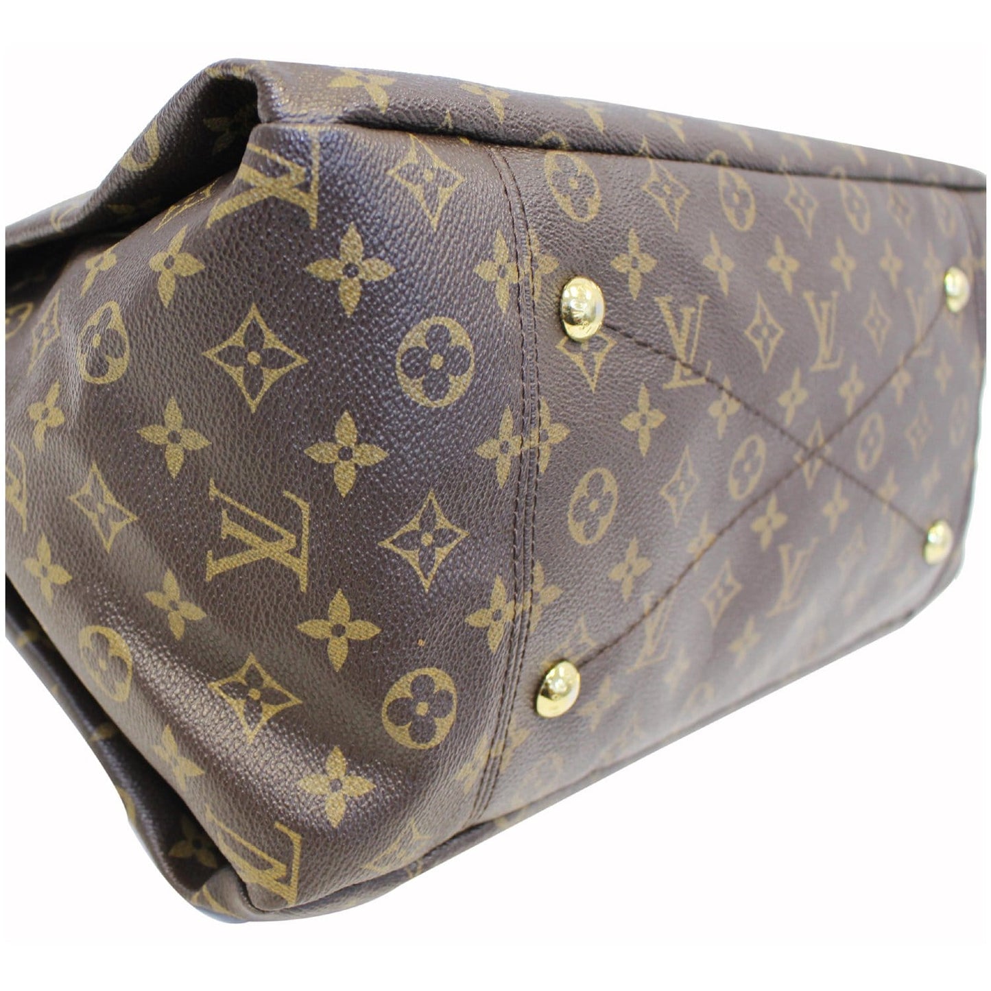 LOUIS VUITTON Artsy MM Monogram Canvas Shoulder Bag Brown