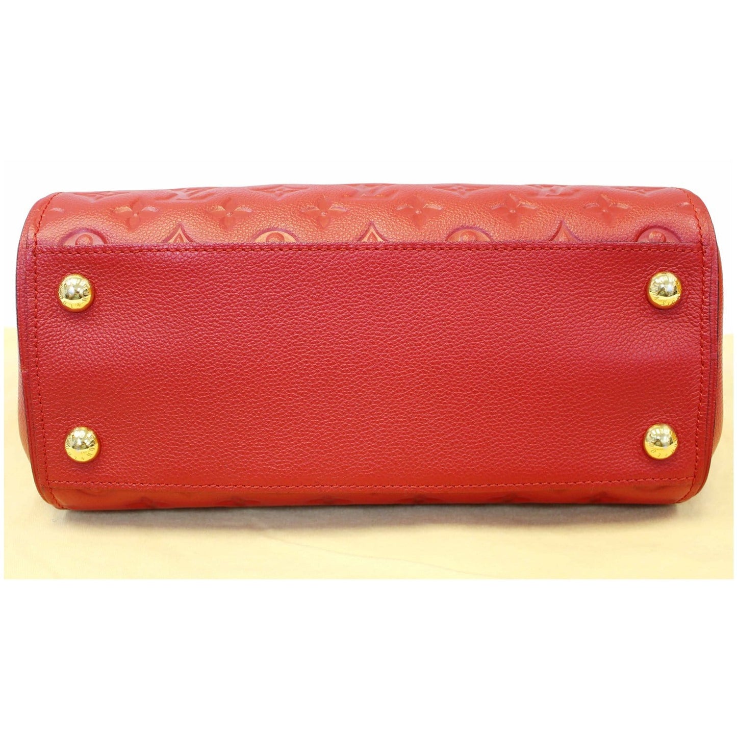 LOUIS VUITTON Trocadero Monogram Empreinte Leather Shoulder Bag Cerise
