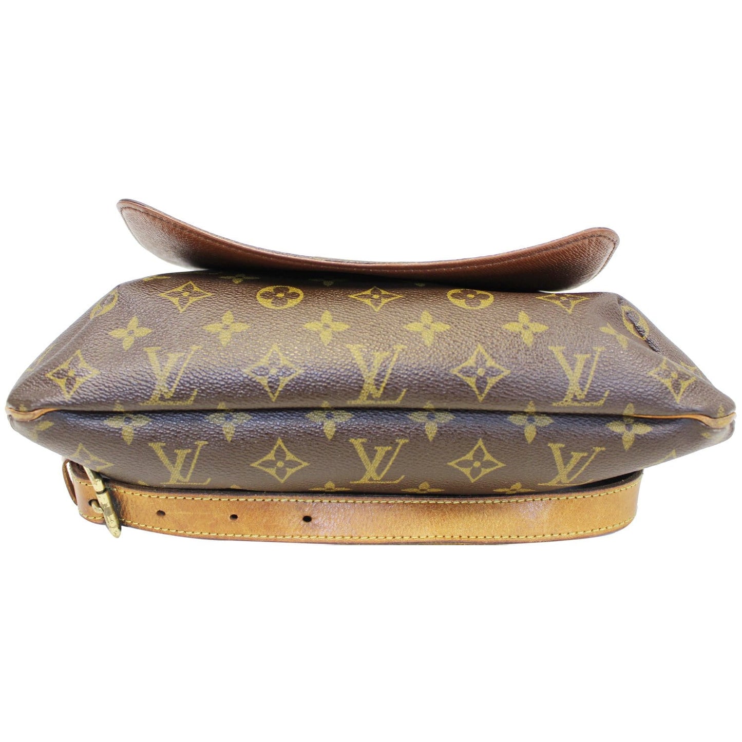 LOUIS VUITTON Musette Salsa GM Monogram Canvas Crossbody Bag Brown
