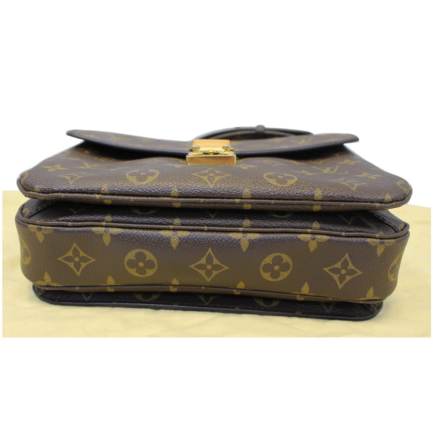 LOUIS VUITTON Metis Pochette Monogram Canvas Crossbody Bag Brown