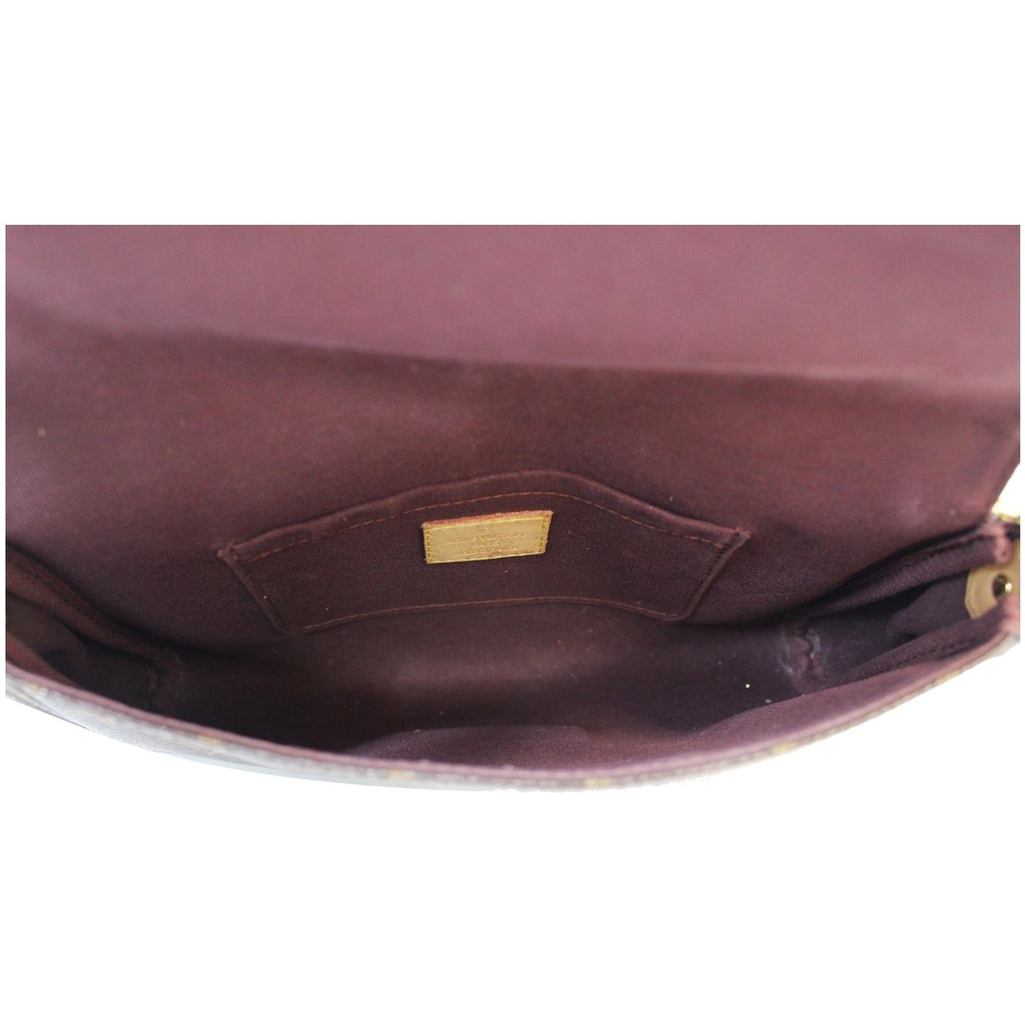 LOUIS VUITTON Favorite MM Monogram Canvas Crossbody Bag Brown